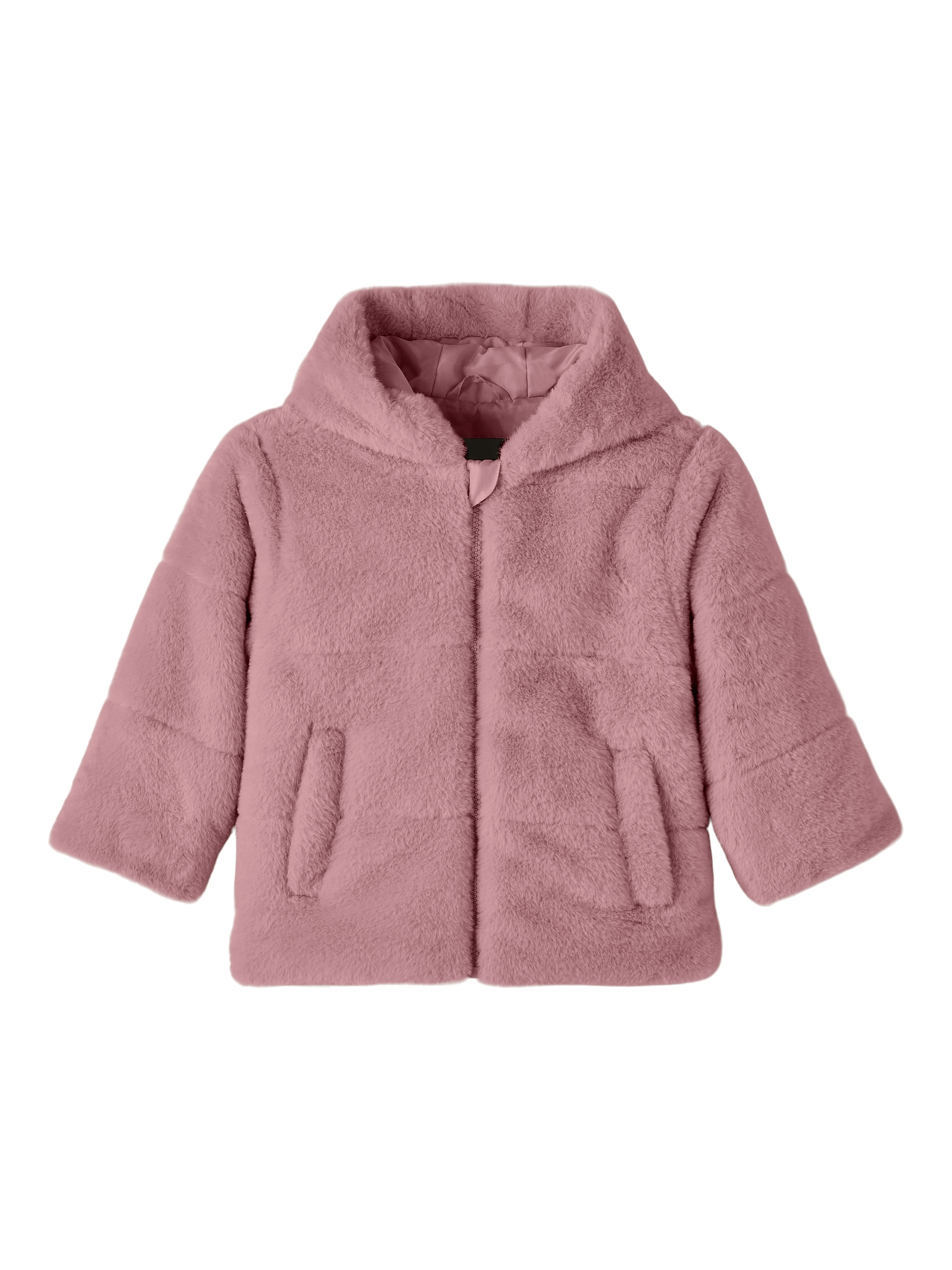 Name It Fellimitatjacke »NMFMILA FAUX FUR JACKET W HOOD PB«, mit Kapuze von name it