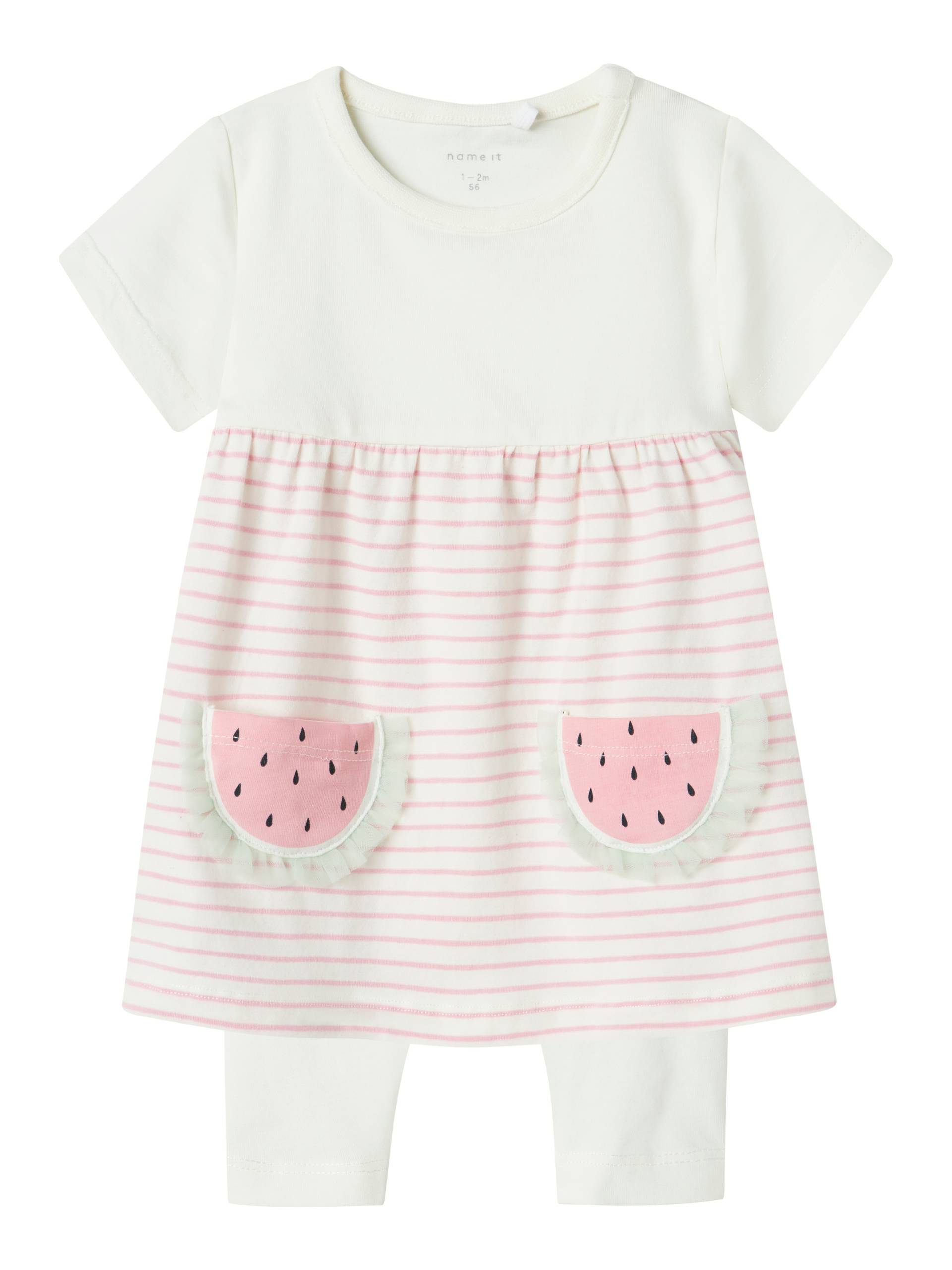Name It Hausanzug »NBFJABELLE SS DRESS SET«, (Set, 2 tlg.) von name it