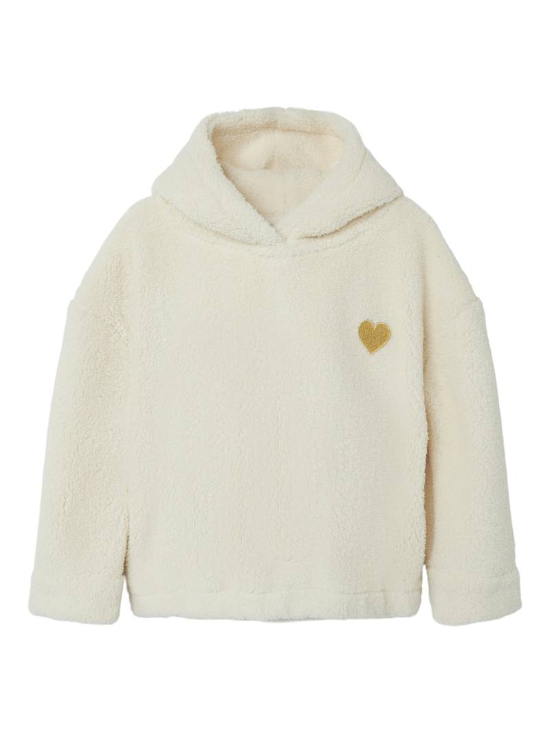 Name It Kapuzensweatshirt »NKFODINE LS TEDDY PULLOVER WH PS« von name it