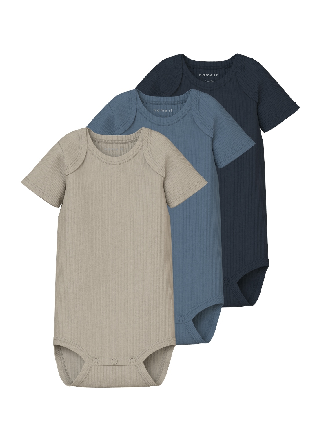 Name It Kurzarmbody »NBNBODY 3P SS SOLID RIB NOOS« Name It Kurzarmbody »NBNBODY 3P SS SOLID RIB NOOS« von name it