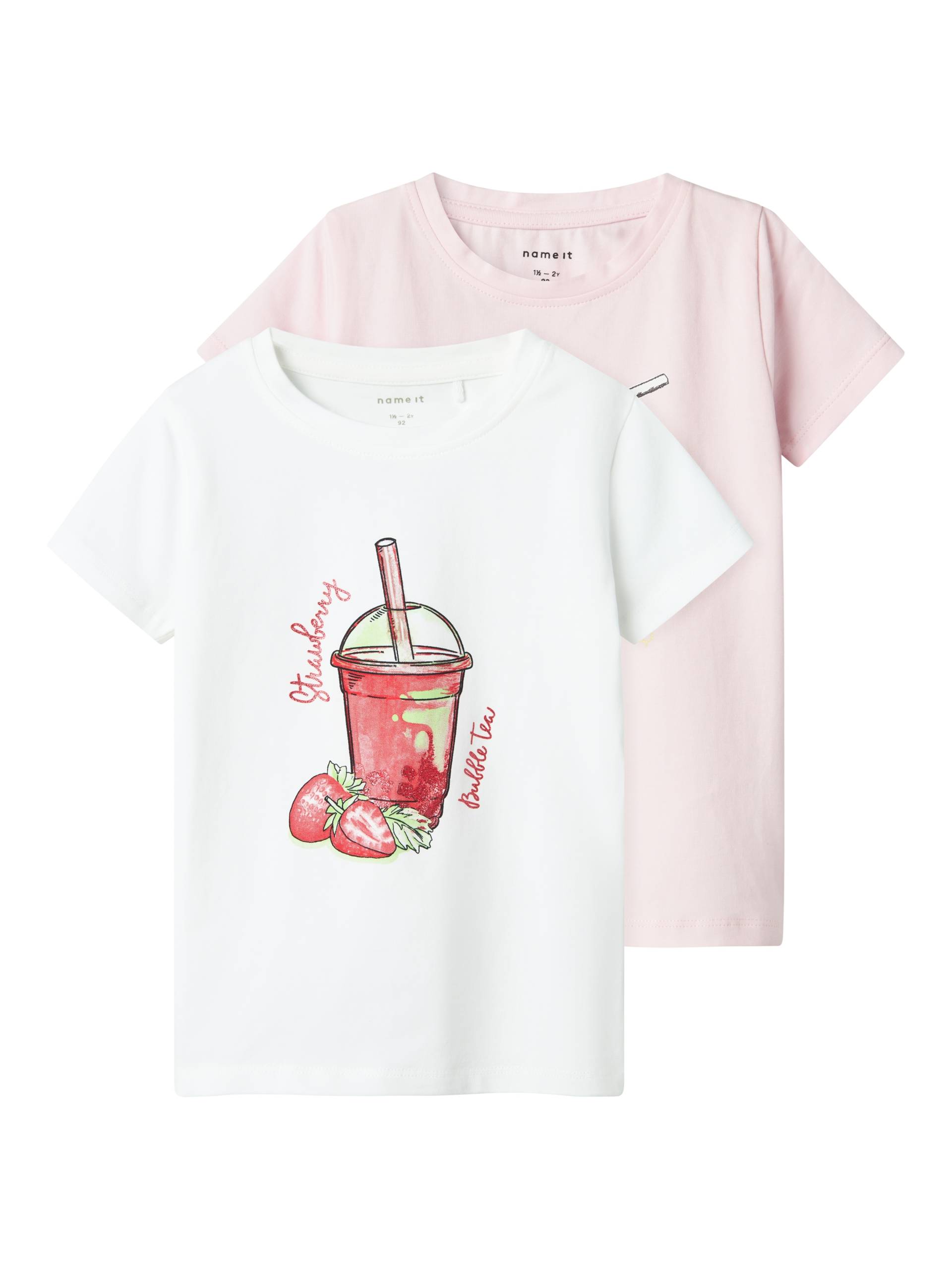 Name It Kurzarmshirt »NMFFOJI SS TOP 2P«, (Packung, 2 tlg.) von name it
