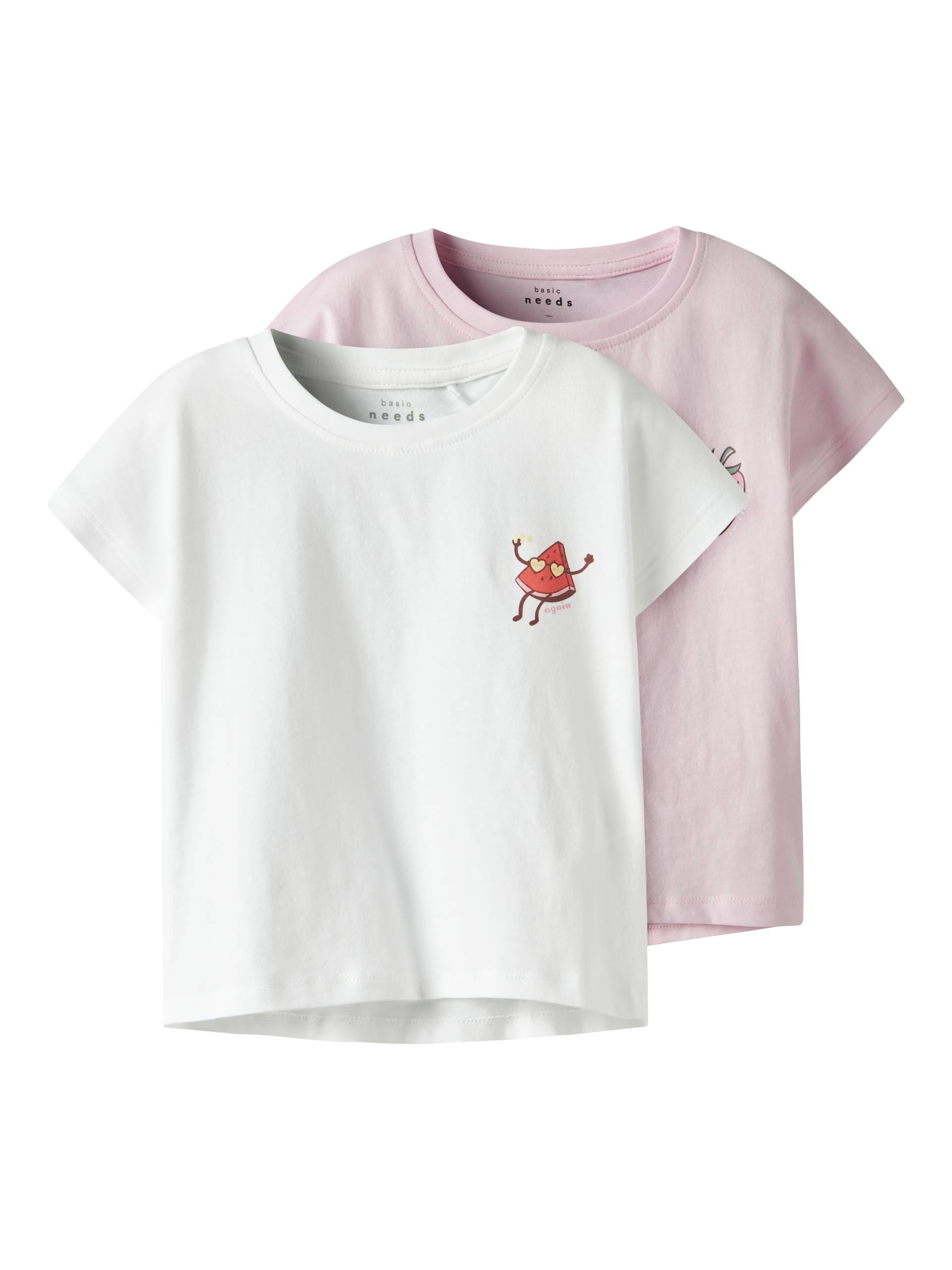 Name It Kurzarmshirt »NMFVARUTTI 2P CAPSL LOOSE TOP«, (Packung, 2 tlg.) von name it
