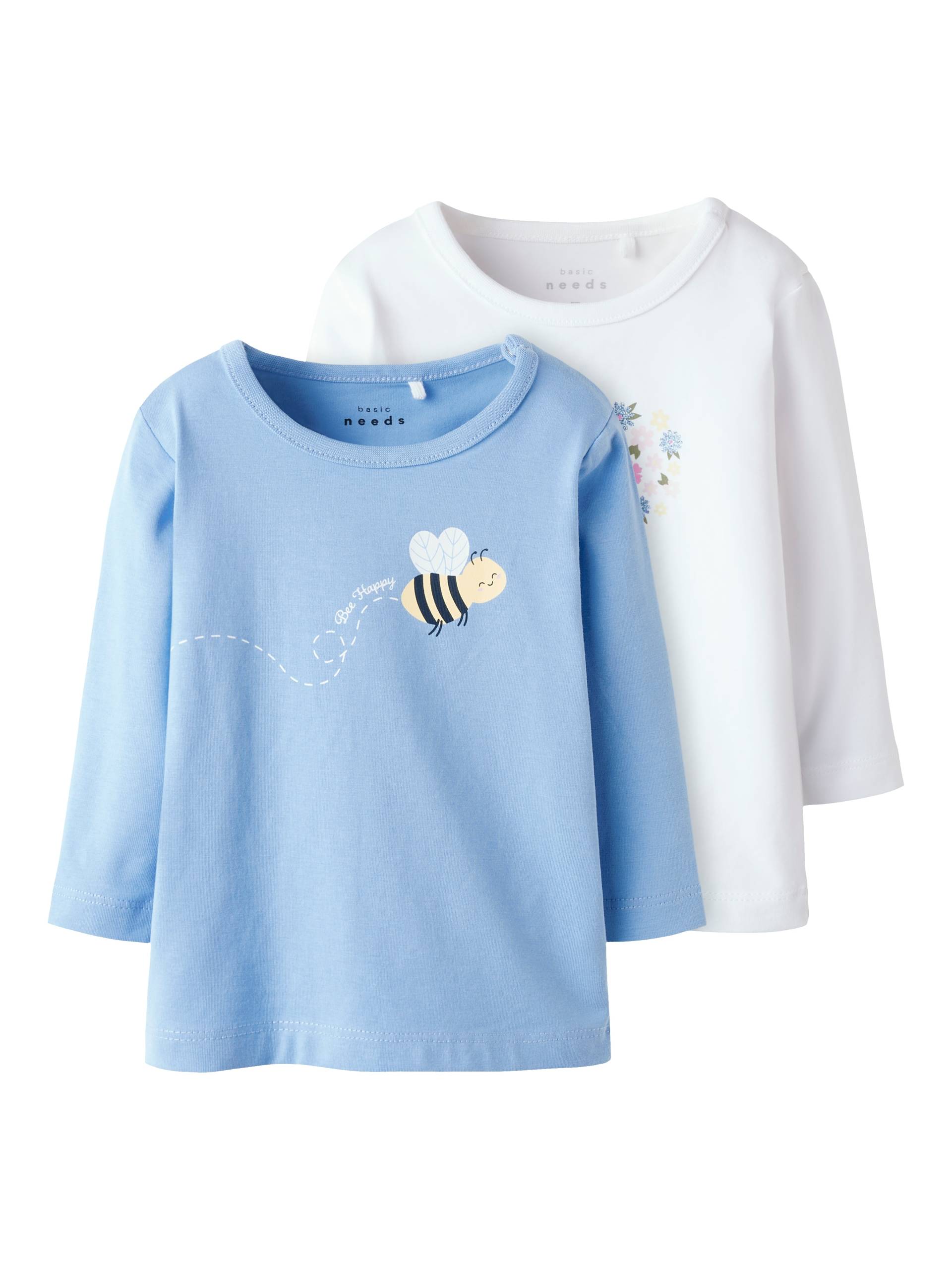 Name It Langarmshirt »NBFVUBIE 2P LS TOP BOX« von name it