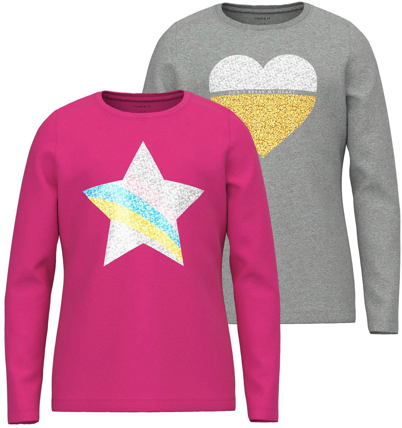 Name It Langarmshirt »NKFBISTAR LS TOP NOOS« von name it