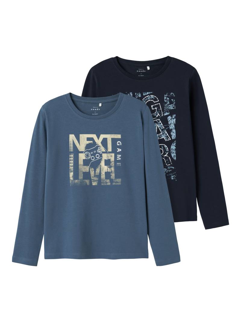 Name It Langarmshirt »NKMVUX 2P LS TOP« von name it