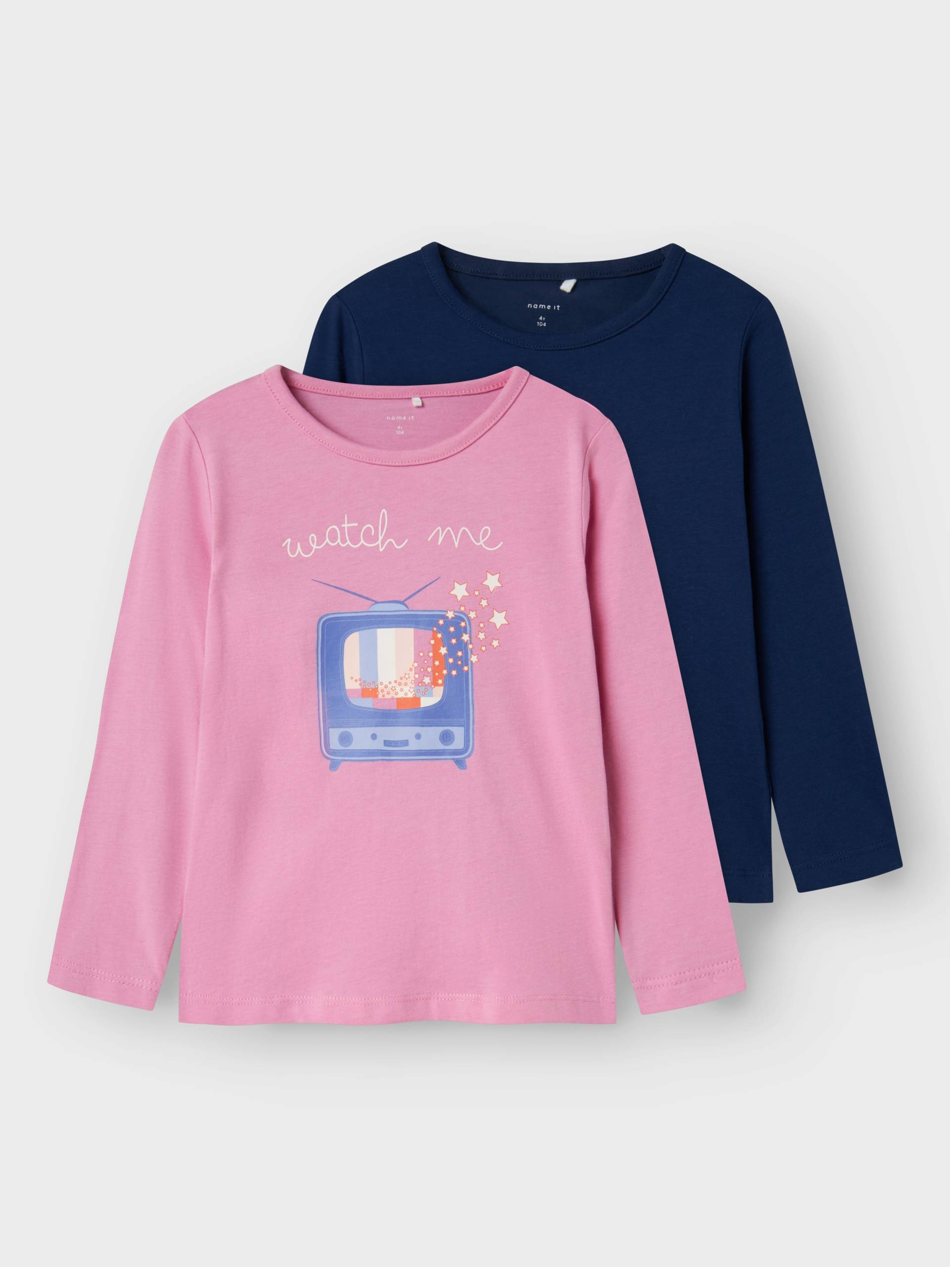 Name It Langarmshirt »NMFOLISIA 2P LS TOP PB« Name It Langarmshirt »NMFOLISIA 2P LS TOP PB« von name it