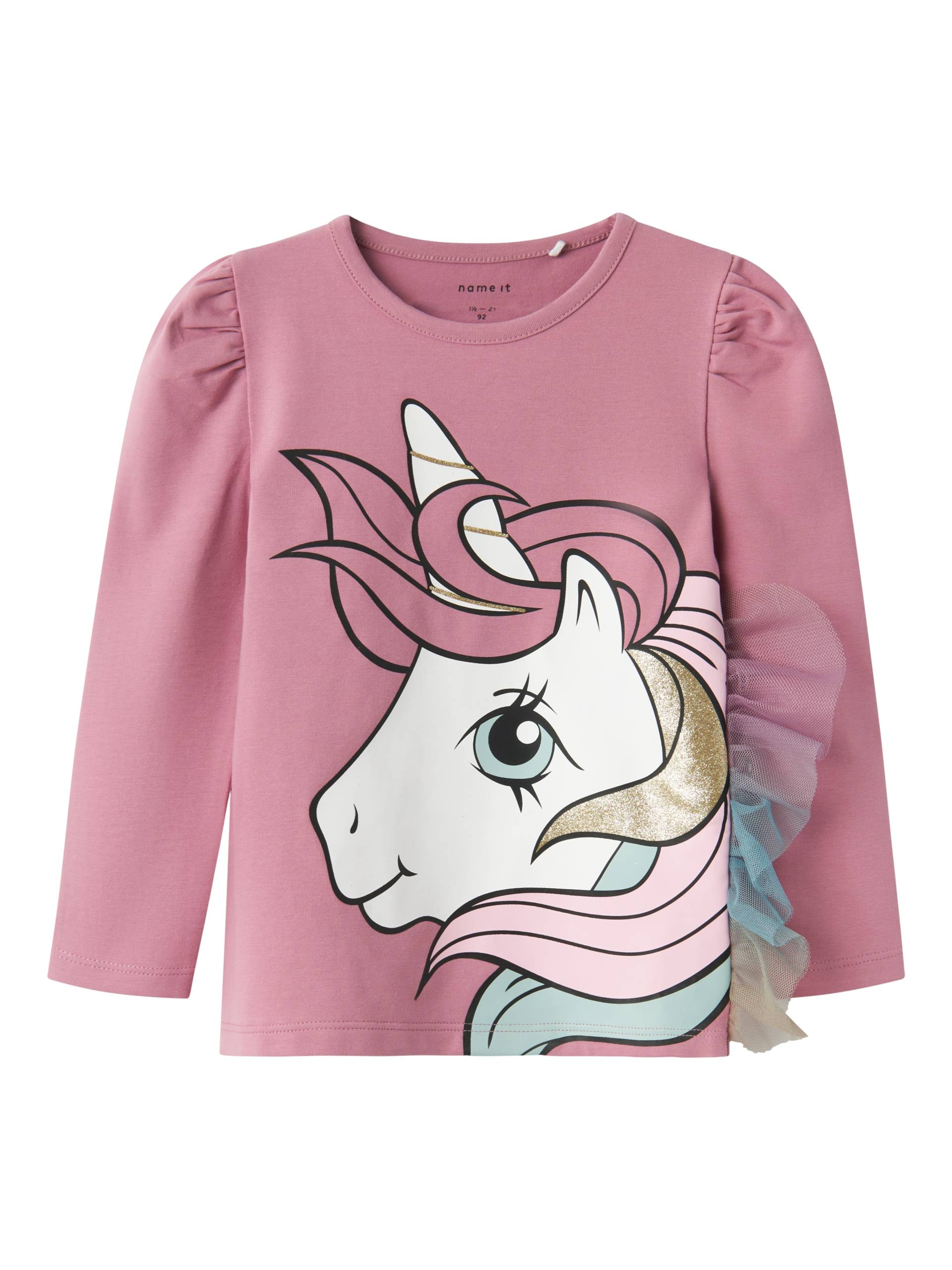 Name It Langarmshirt »NMFSILLE MLP LS TOP CPLG« von name it