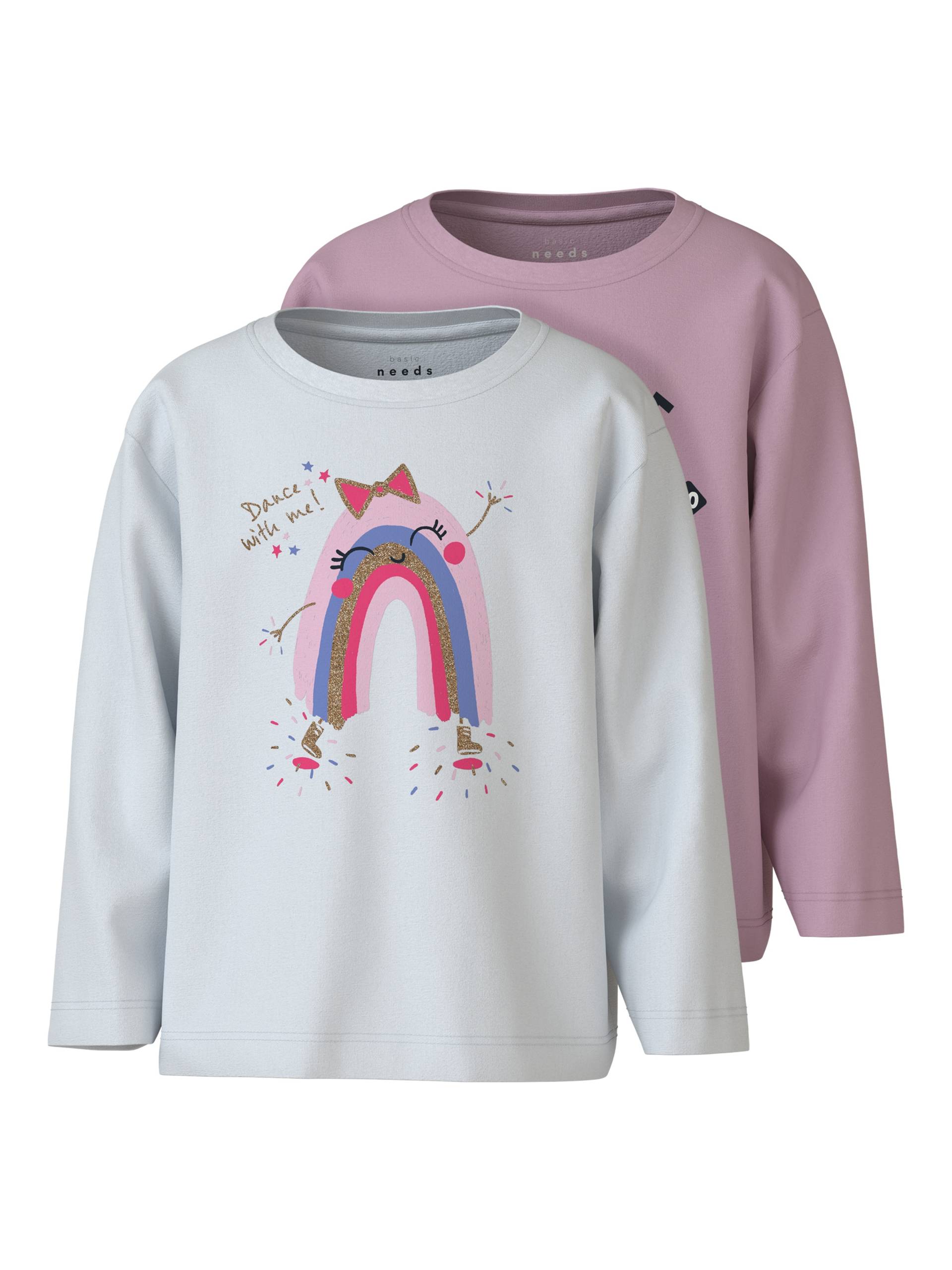 Name It Langarmshirt »NMFVEEN 2P LS NREG TOP« Name It Langarmshirt »NMFVEEN 2P LS NREG TOP« von name it