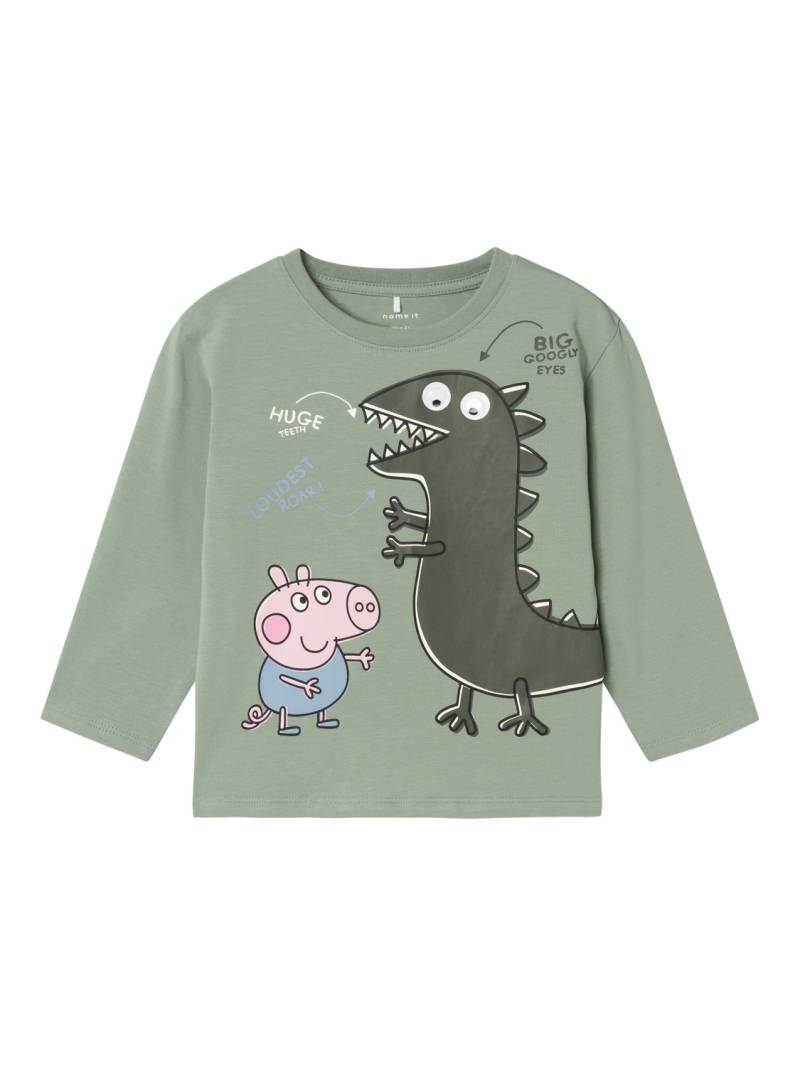 Name It Langarmshirt »NMMABRUM PEPPAPIG LS NREG TOP CPLG«, mit Peppa Pig Frontdruck von name it