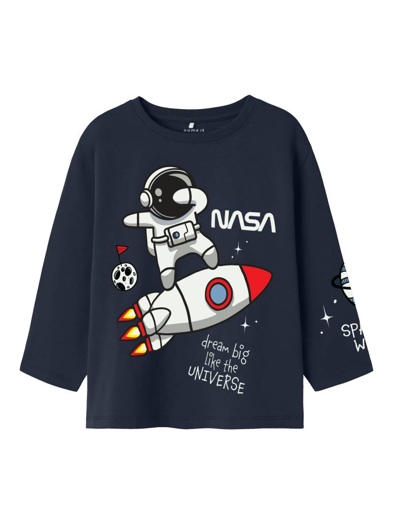 Name It Langarmshirt »NMMDALUM NASA LS NREG TOP NAS« von name it