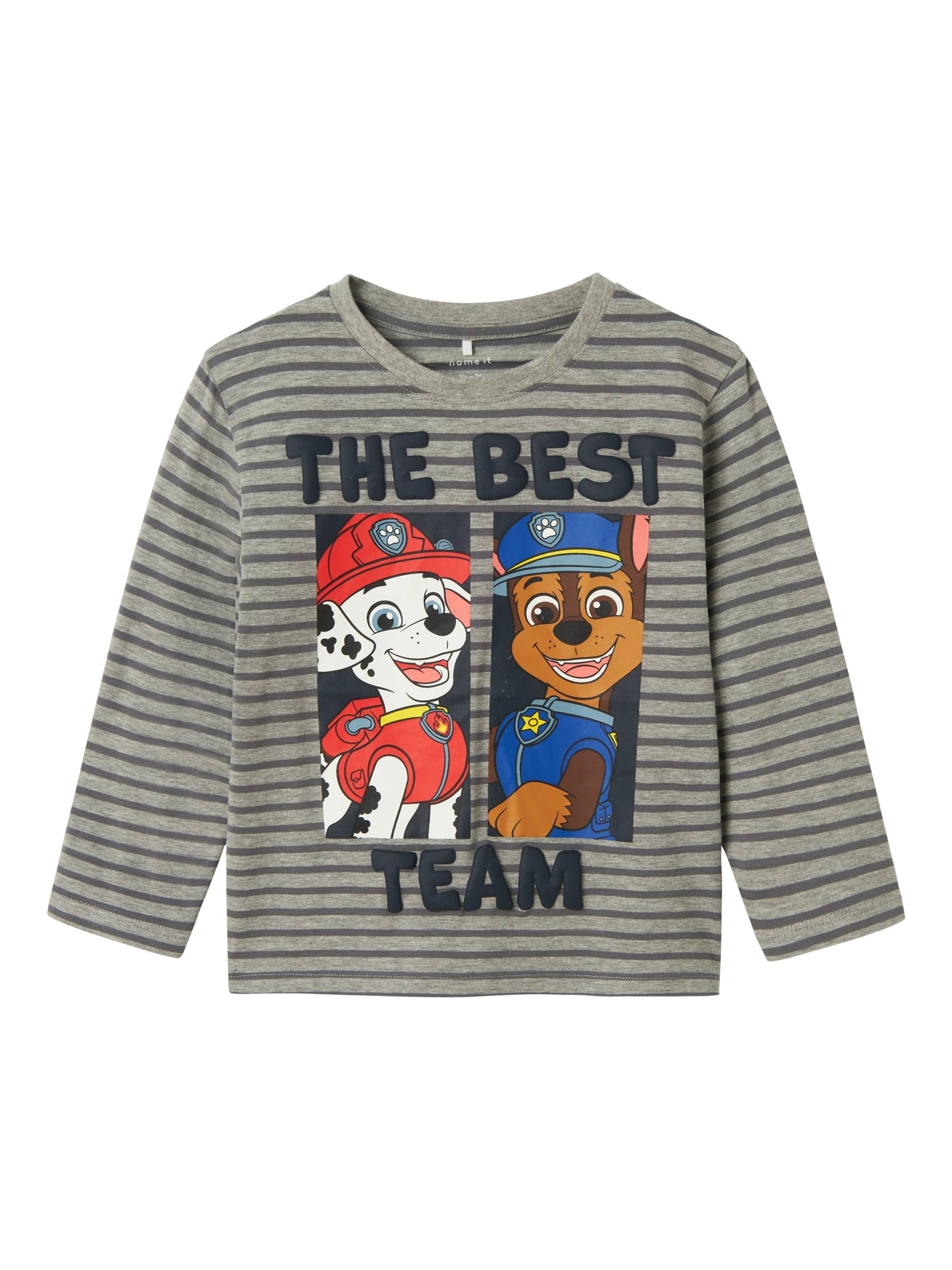 Name It Langarmshirt »NMMJASPER PAW LS NREG TOP CPLG« von name it