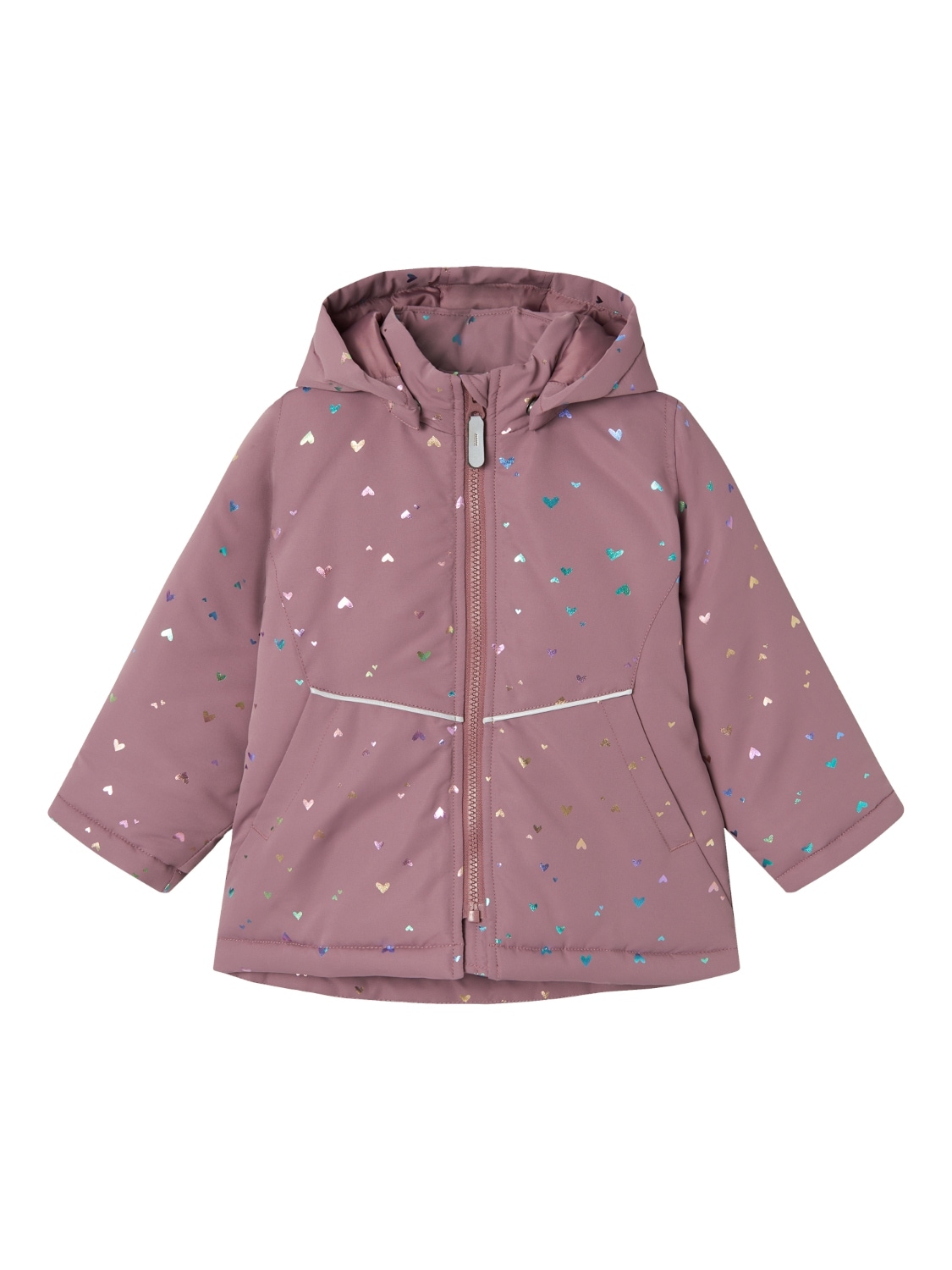 Name It Outdoorjacke »NMFMAXI JACKET GLITTER FOIL«, mit Kapuze von name it