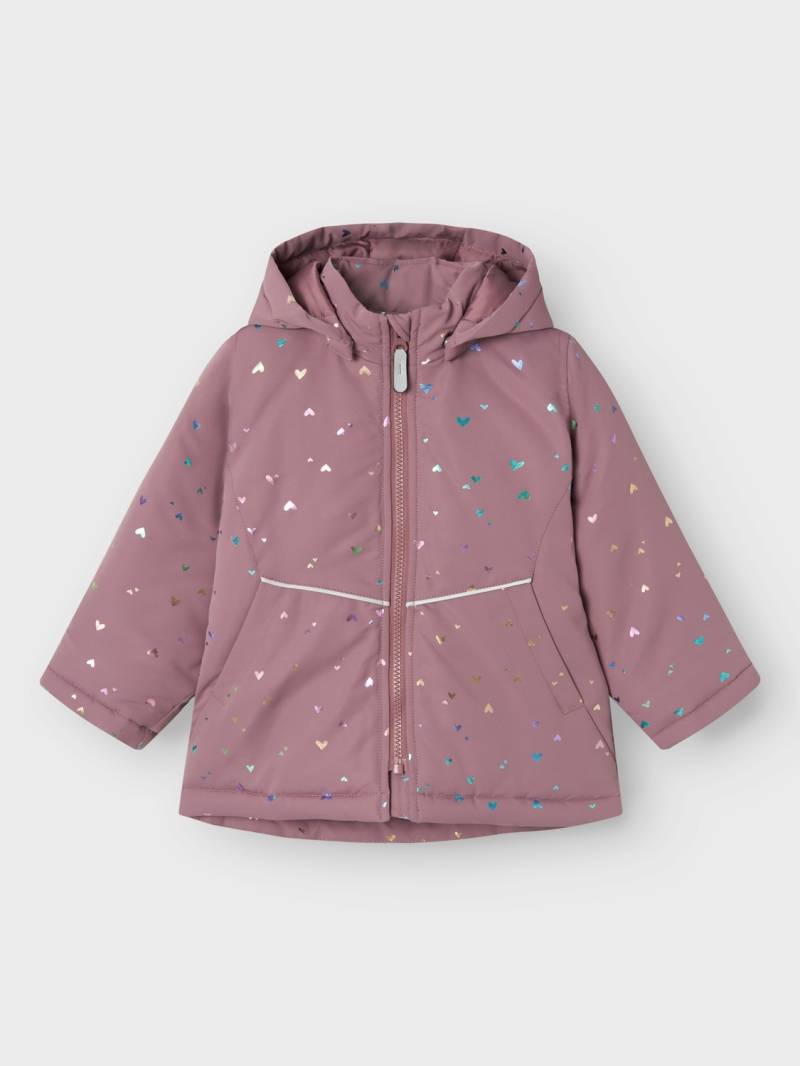 Name It Outdoorjacke »NMFMAXI JACKET GLITTER FOIL«, mit Kapuze von name it