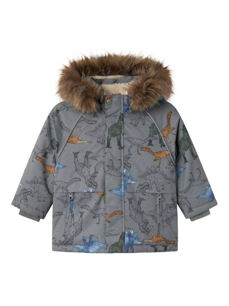 Name It Outdoorjacke »NMMSNOW05 JACKET AOP FO NOOS«, mit Kapuze von name it