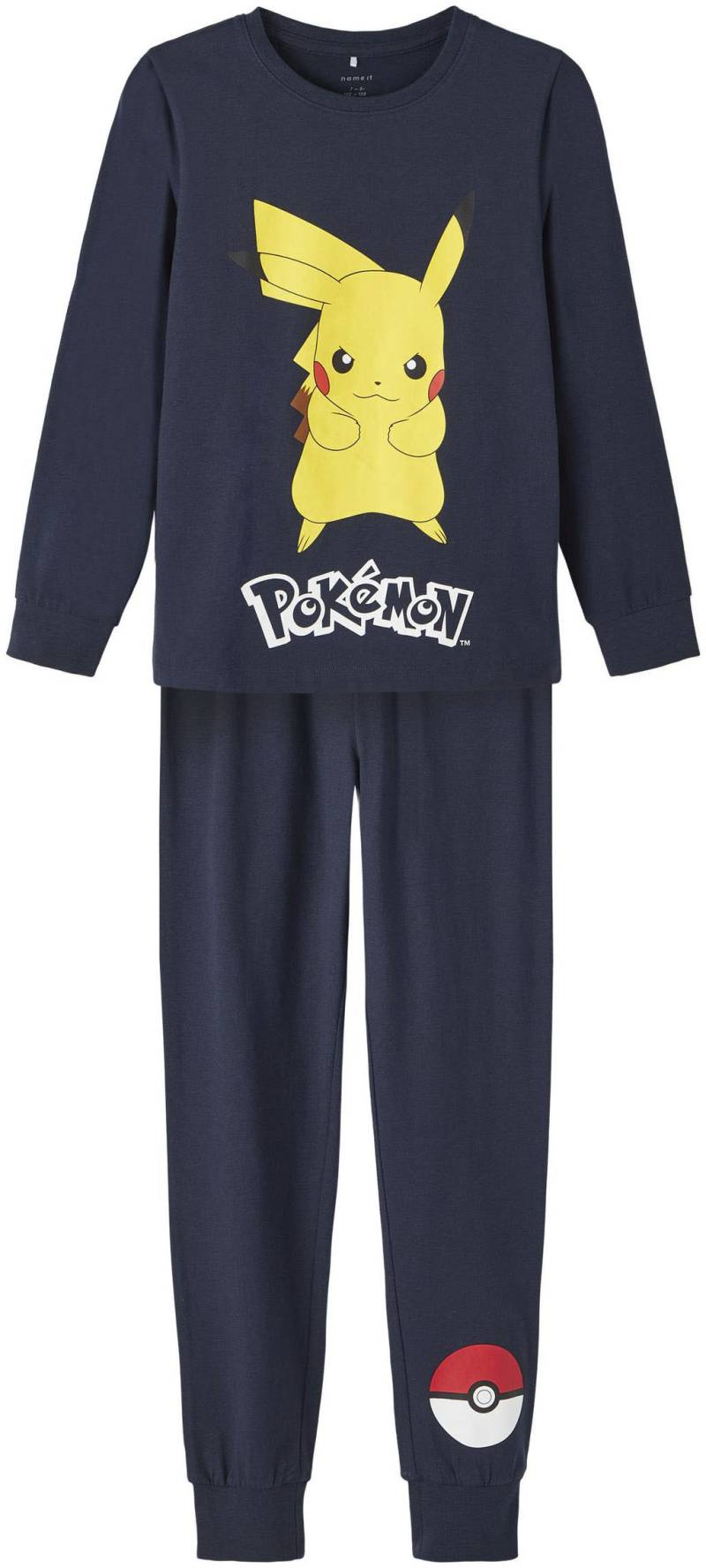 Name It Pyjama »NKMNASH POKEMON LS NIGHTSET NOOS SKY« von name it