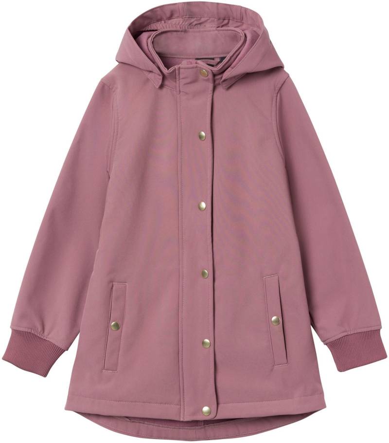 Name It Regenjacke »NKFALFA08 JACKET BUTTONS LONG FO«, mit Kapuze von name it