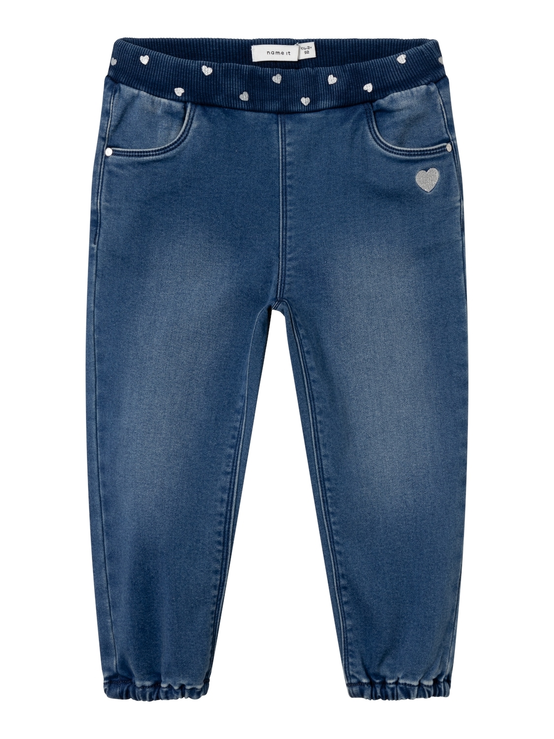 Name It Schlupfjeans »NMFBELLA ROUND FLEECE JEANS 6427-AN O« von name it