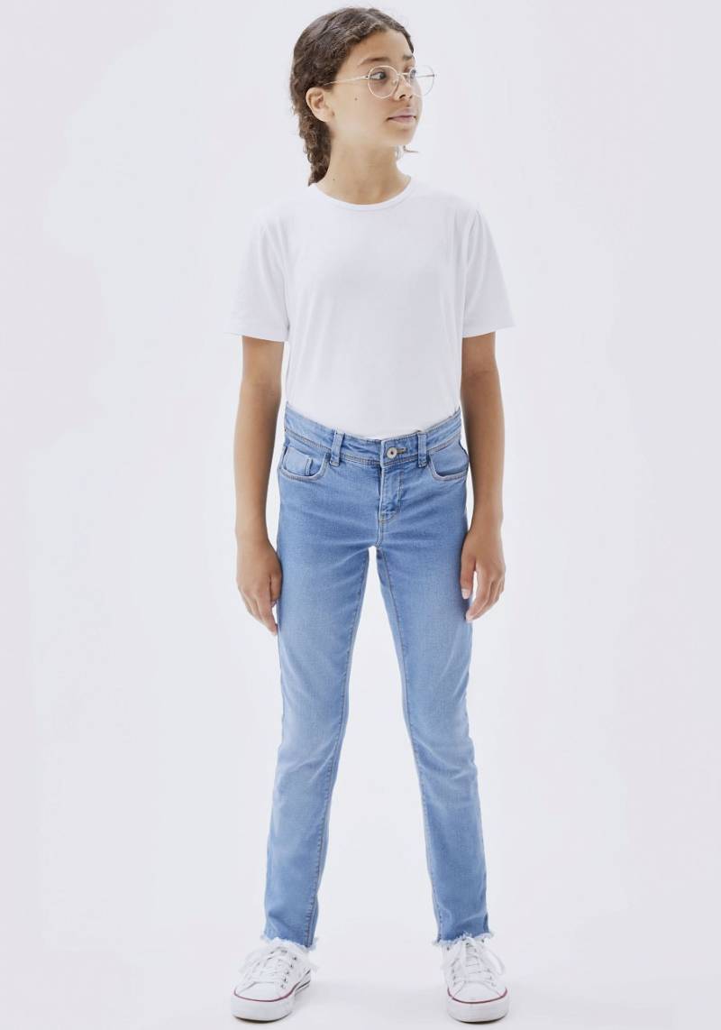 Name It Skinny-fit-Jeans »NKFPOLLY SKINNY JEANS 1191-IO NOOS«, Used-Optik von name it