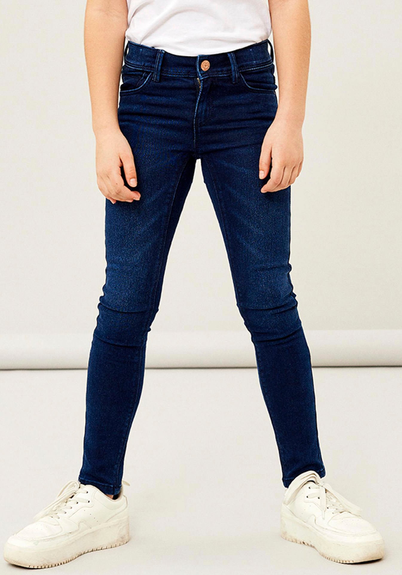 Name It Stretch-Jeans »NKFPOLLY DNMTAX PANT«, aus bequemem Stretchdenim Name It Stretch-Jeans »NKFPOLLY DNMTAX PANT«, aus bequemem Stretchdenim von name it