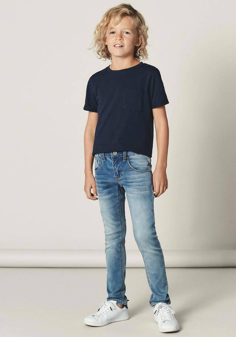 Name It Stretch-Jeans »NKMTHEO DNMTHAYER COR1 SWE PANT« von name it