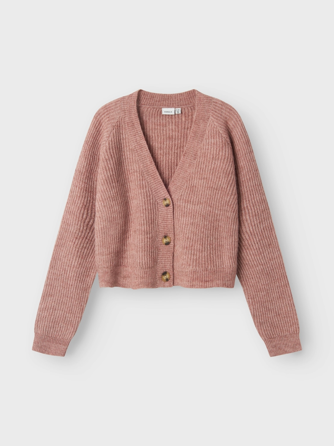 Name It Strickjacke »NKFHOLLY BOXY SHORT KNIT CARD NOOS« von name it