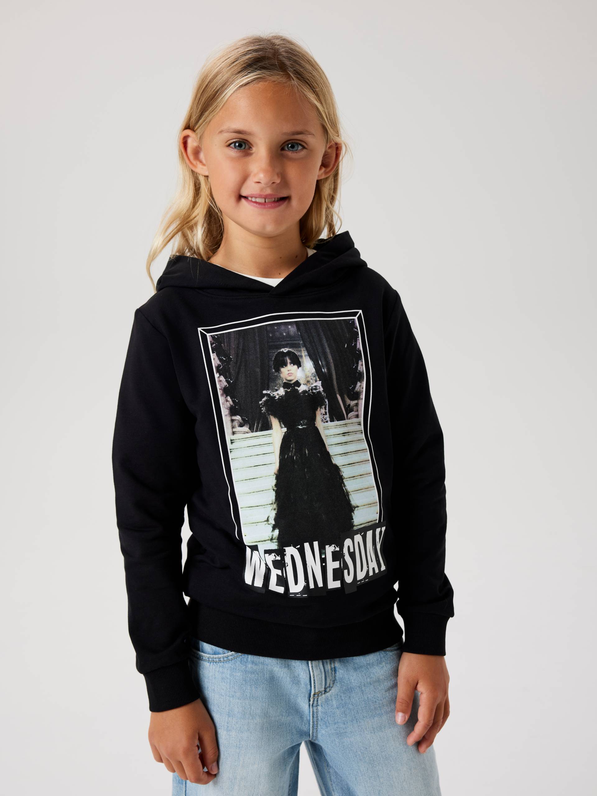 Name It Sweatshirt »NKFJIDA WEDNESDAY RLX SW WH UNB NOOS SKY« von name it