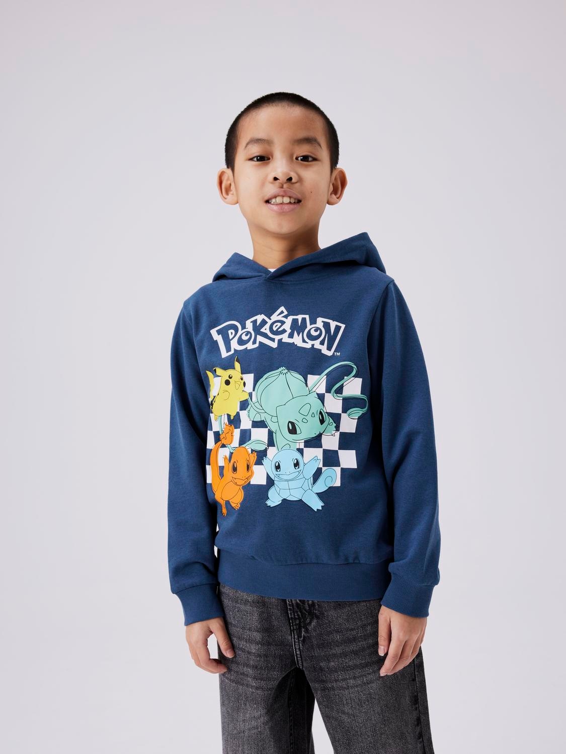 Name It Sweatshirt »NKMJISTER POKEMON SWEAT WH BRU NOOS SKY« von name it