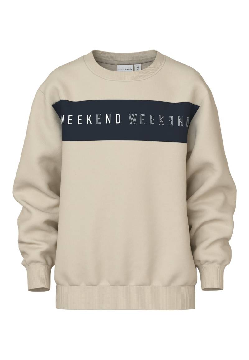 Name It Sweatshirt »NKMVANCE LS NREG SWEAT BRU« von name it