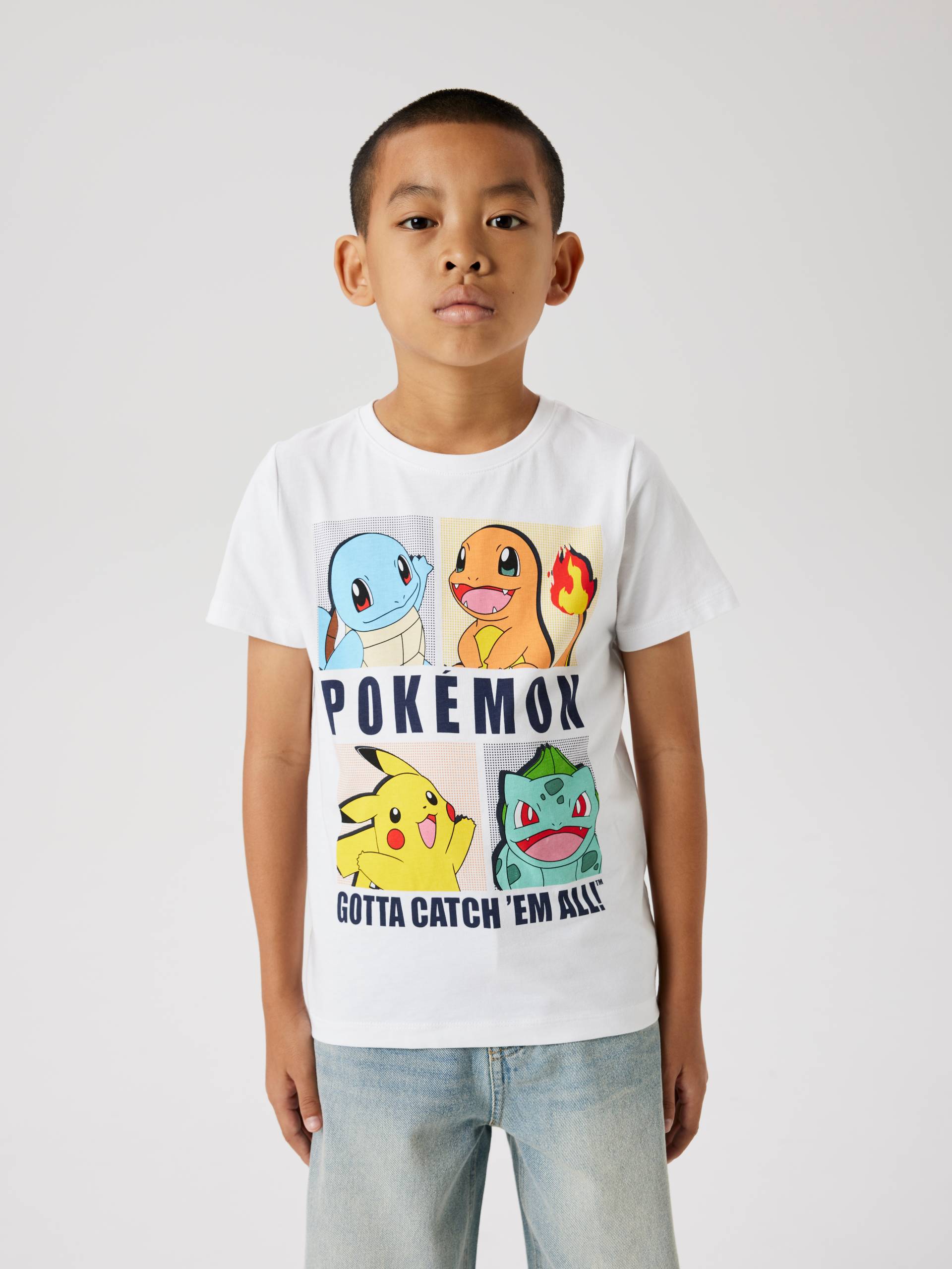 Name It T-Shirt »NKMDAZZ POKEMON NREG SS TOP BOX NOOS SKY« von name it