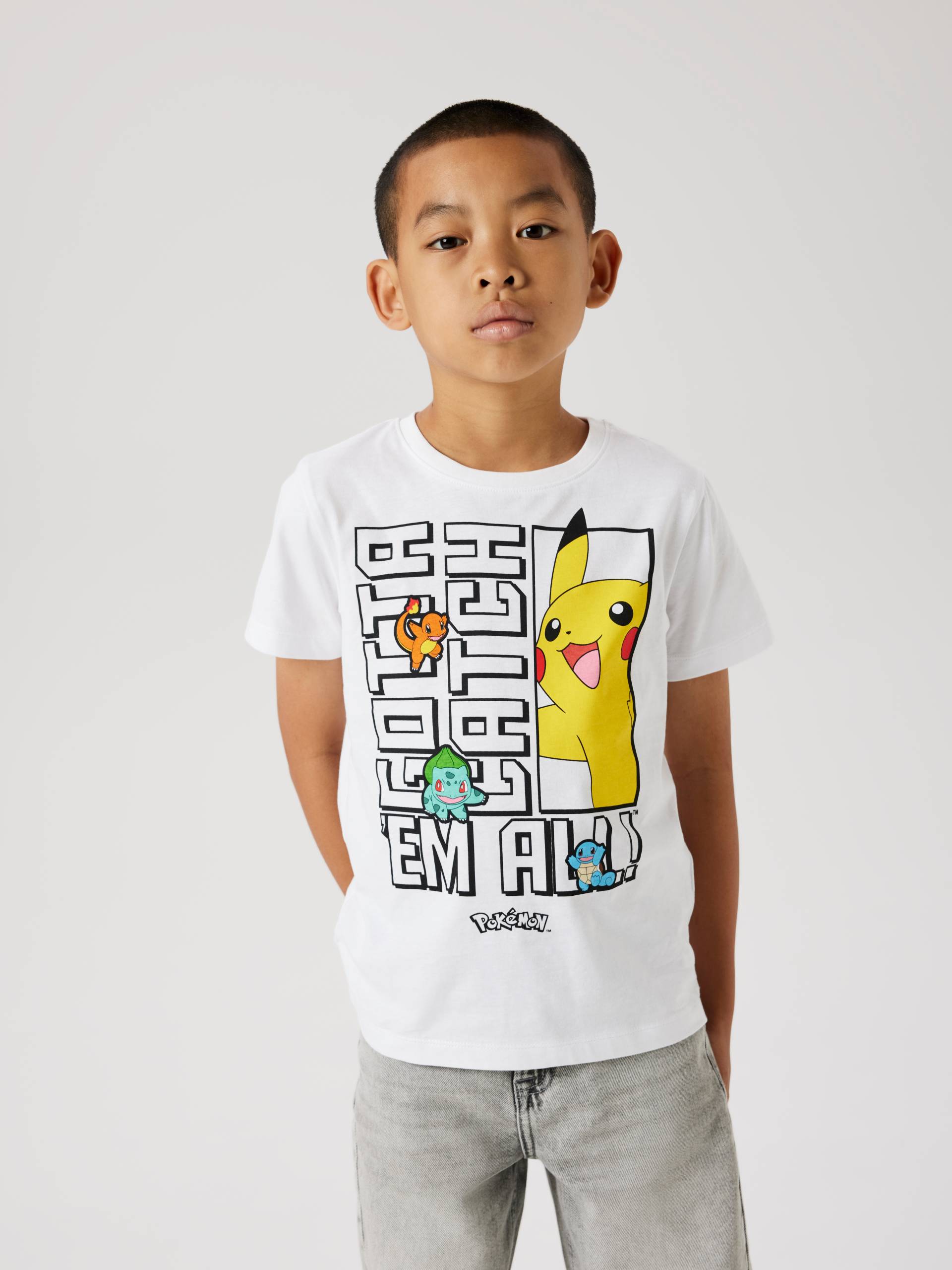 Name It T-Shirt »NKMFLAME POKEMON SS TOP NOOS SKY« von name it