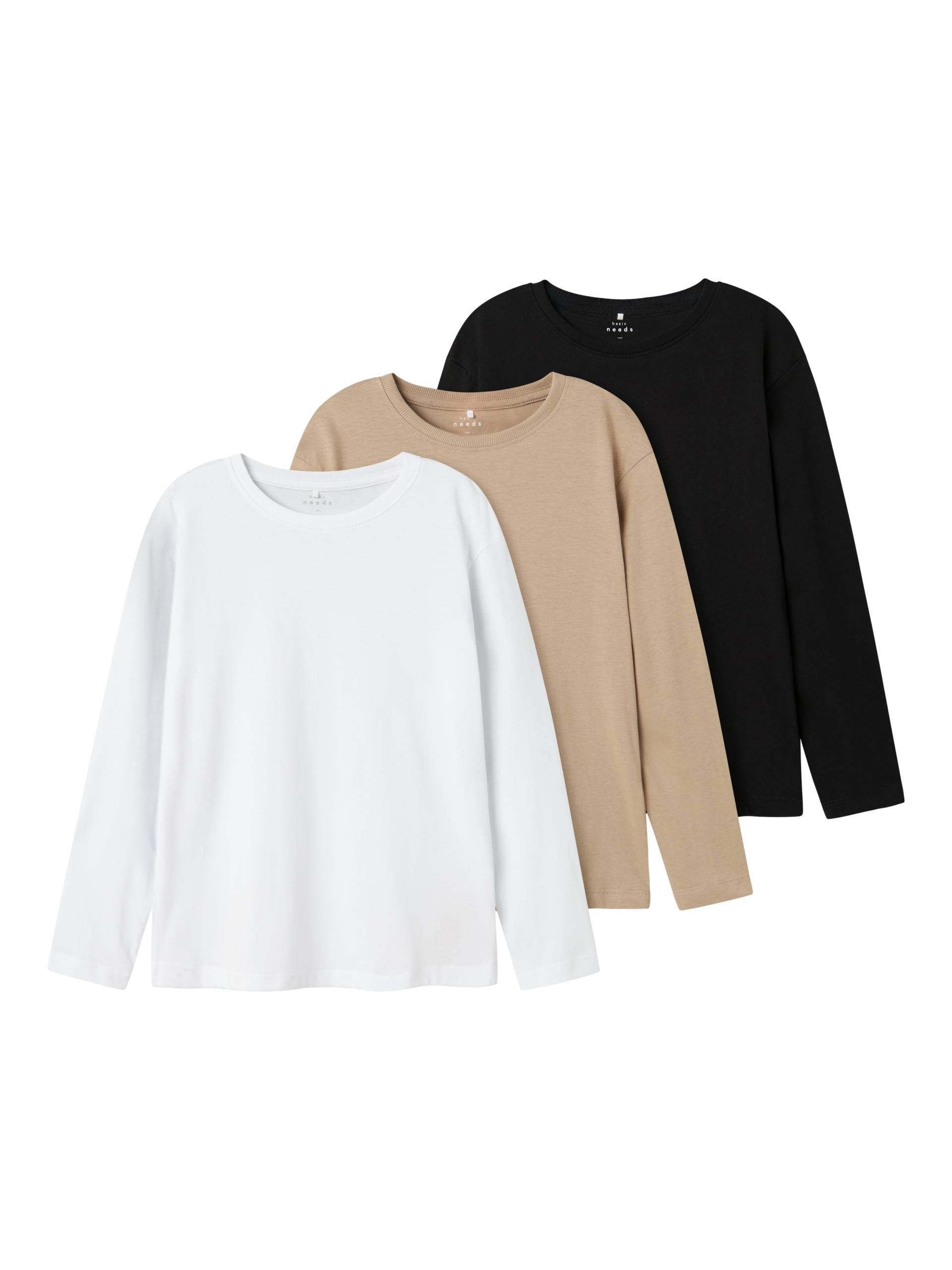 Name It T-Shirt »NKMVOBBO LS NREG TOP 3P NOOS« Name It T-Shirt »NKMVOBBO LS NREG TOP 3P NOOS« von name it