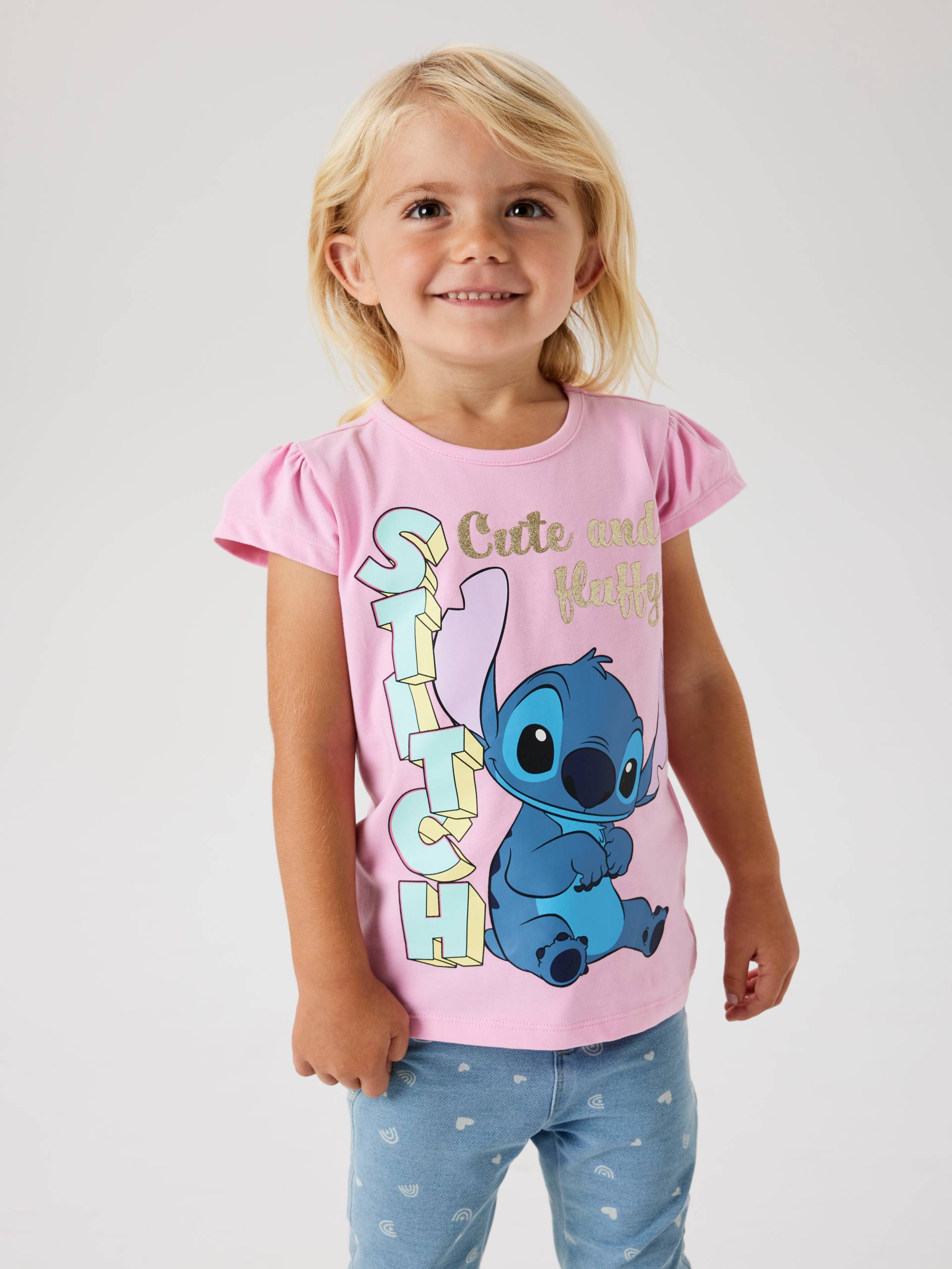 Name It T-Shirt »NMFFOLLY STITCH SS TOP NOOS WDI« von name it