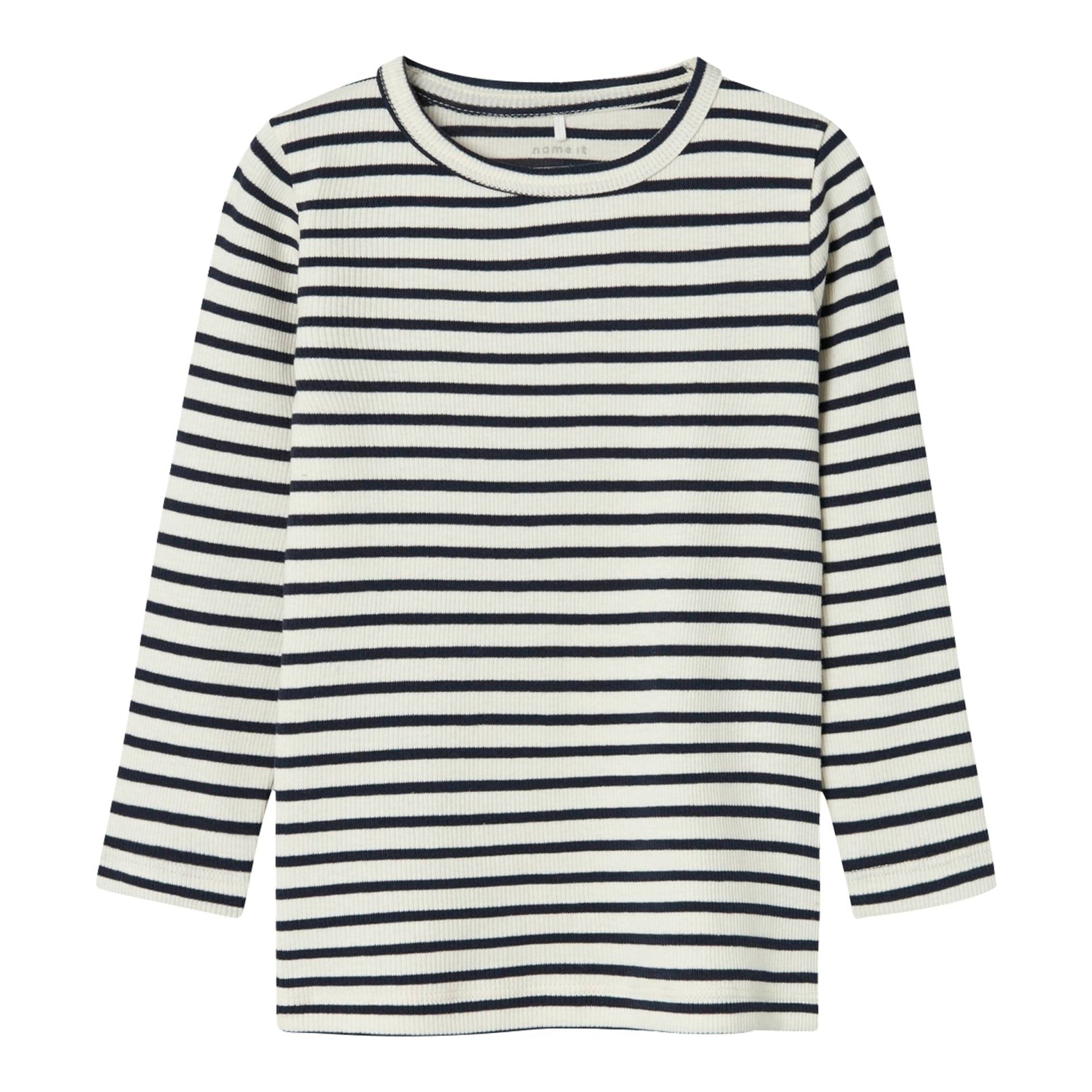Shirt langarm Ringel Rippqualität Shirt langarm Ringel Rippqualität von name it