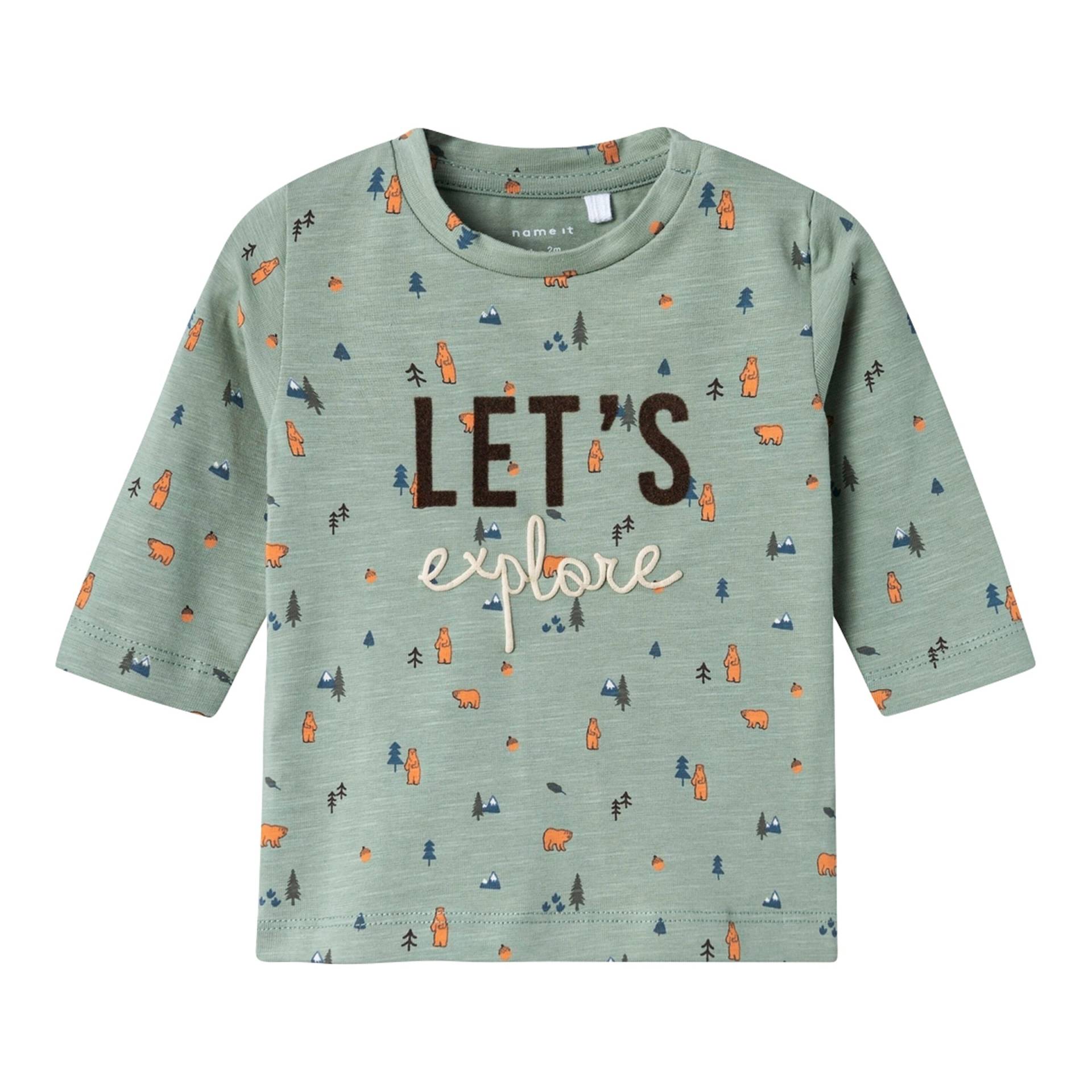 Shirt langarm Wald von name it