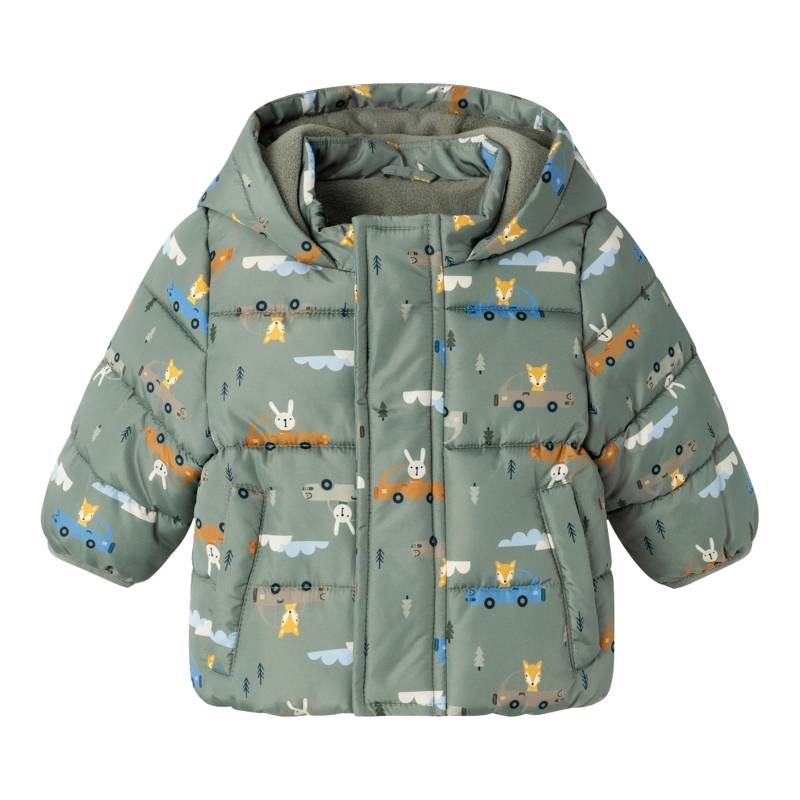 Steppjacke mit Kapuze Tiere Autos von name it