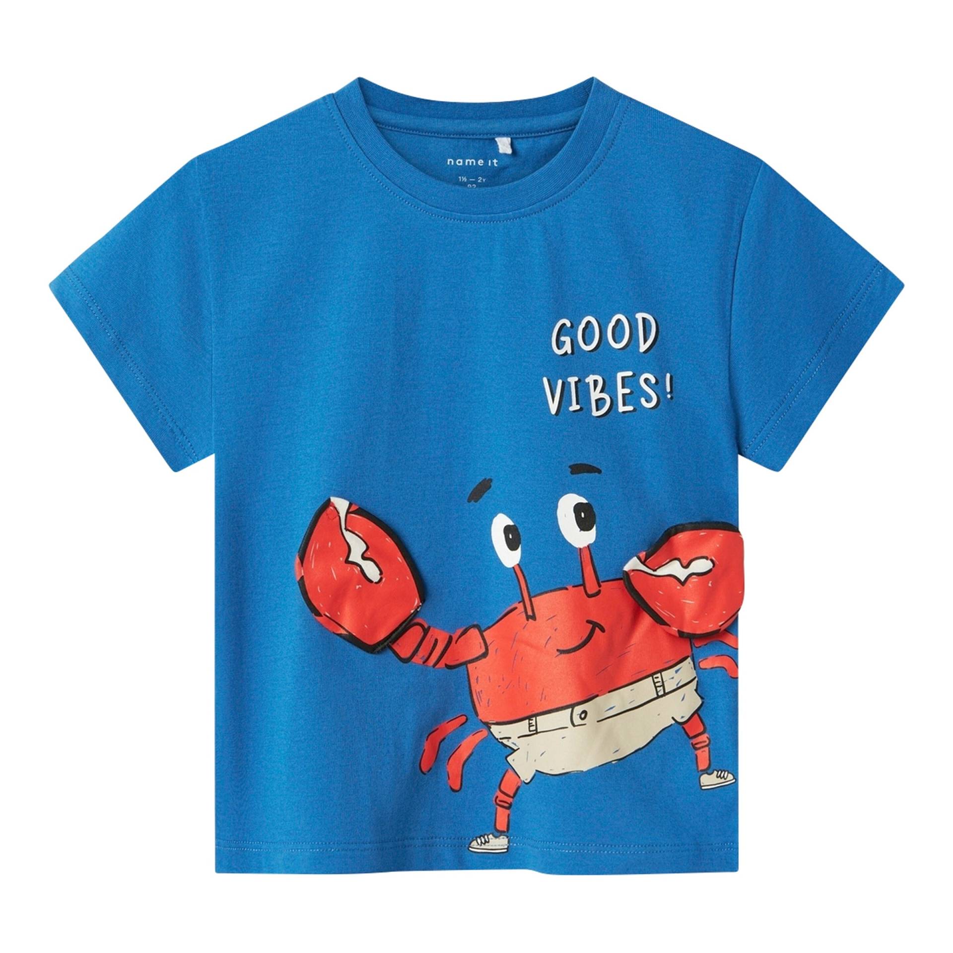 T-Shirt Krabbe Klapp-Applikation T-Shirt Krabbe Klapp-Applikation von name it