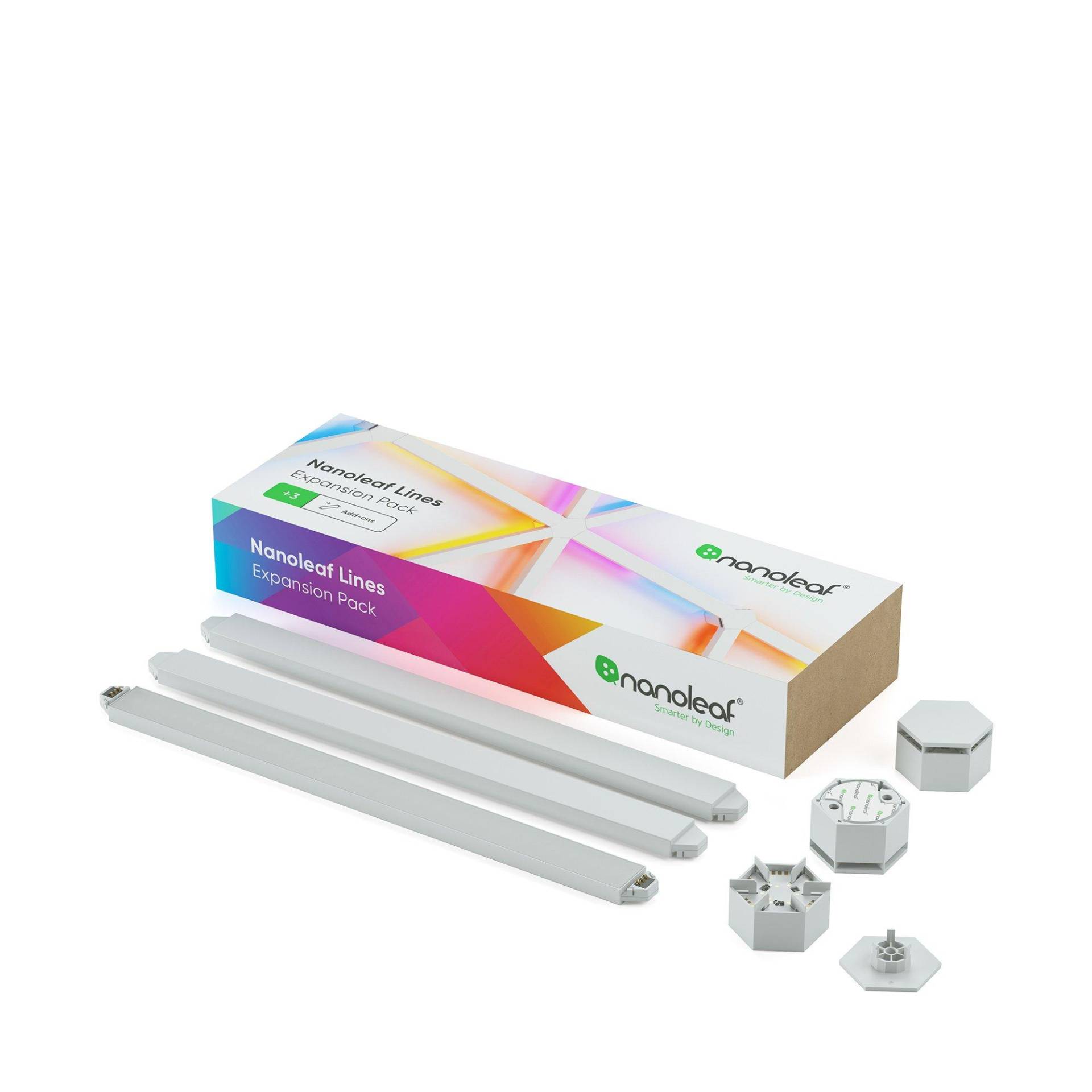 Nanoleaf - Lines Expansion Pack (3 Bars), App-gesteuerte LED-Lampenerweiterung, Multicolor von Nanoleaf