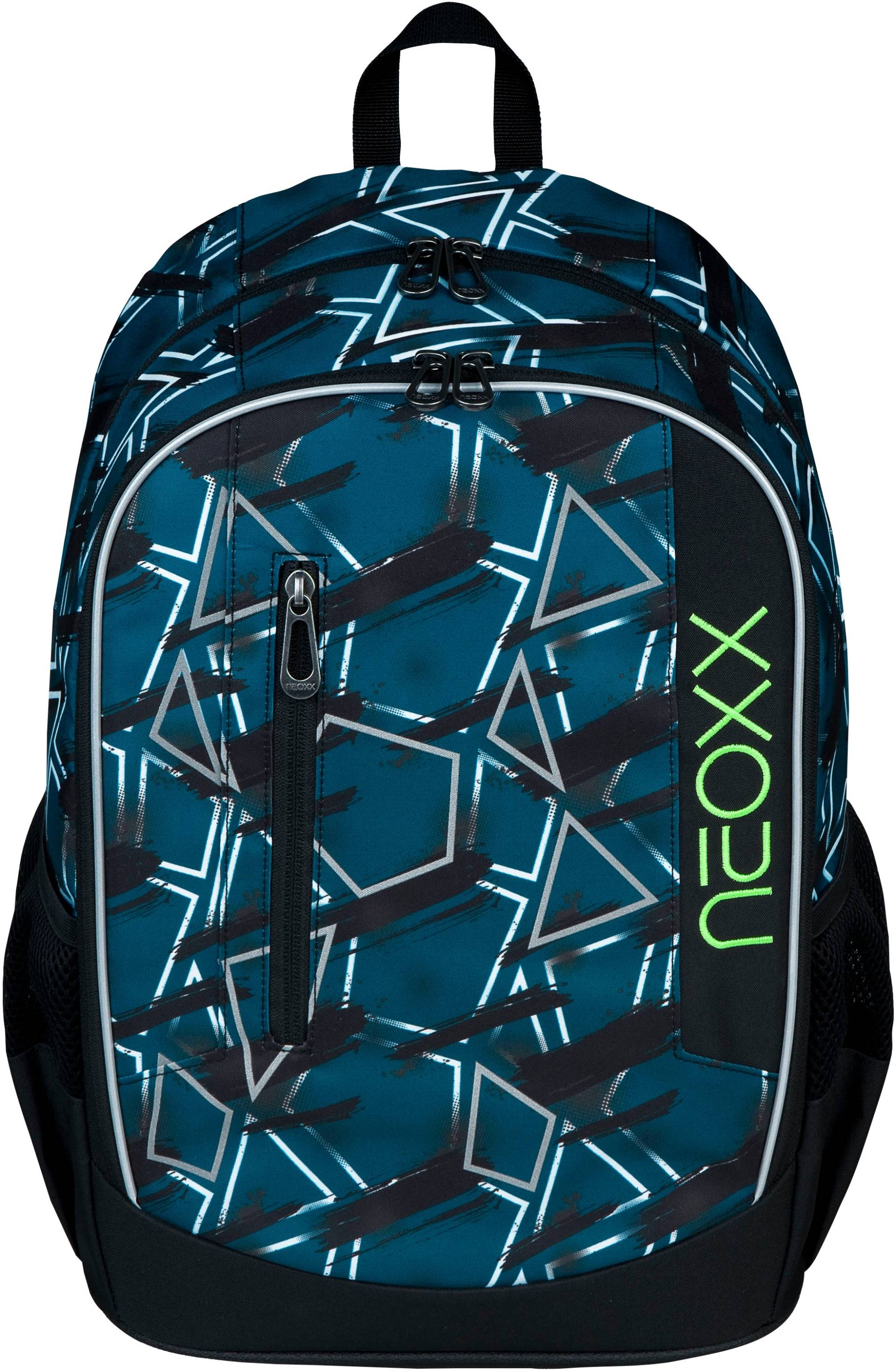 neoxx Schulrucksack »Flow, Flash Yourself«, teilweise aus recyceltem Material von neoxx