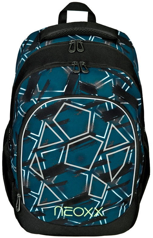 neoxx Schulrucksack »Fly, Flash yourself«, Reflektionsnaht, aus recycelten PET-Flaschen neoxx Schulrucksack »Fly, Flash yourself«, Reflektionsnaht, aus recycelten PET-Flaschen von neoxx
