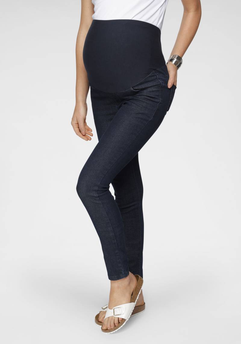 Neun Monate Umstandsjeans »Stretch-Jeans für Schwangerschaft und Stillzeit«, schmale Beinform, hohe Taille, langes Bein von neun monate