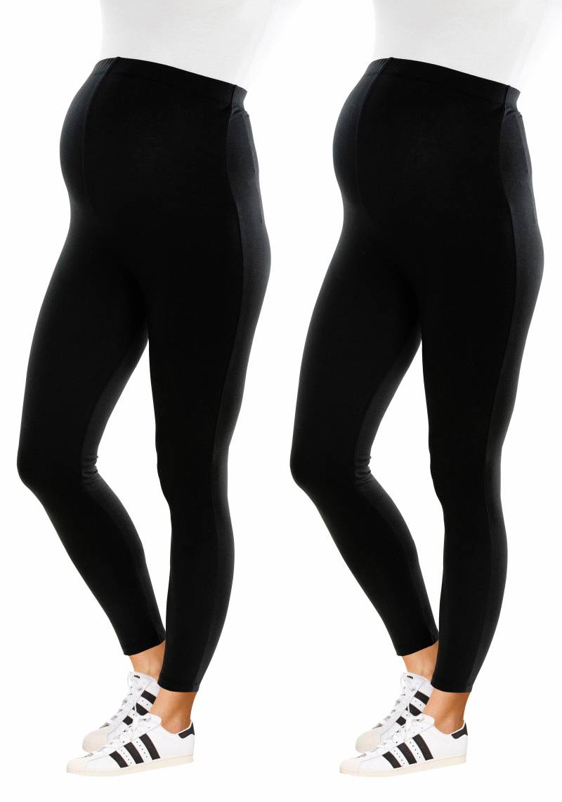 Neun Monate Umstandshose », 2er Pack Hosen für Schwangerschaft und Stillzeit«, (Packung, 2 tlg.), lange Form von neun monate