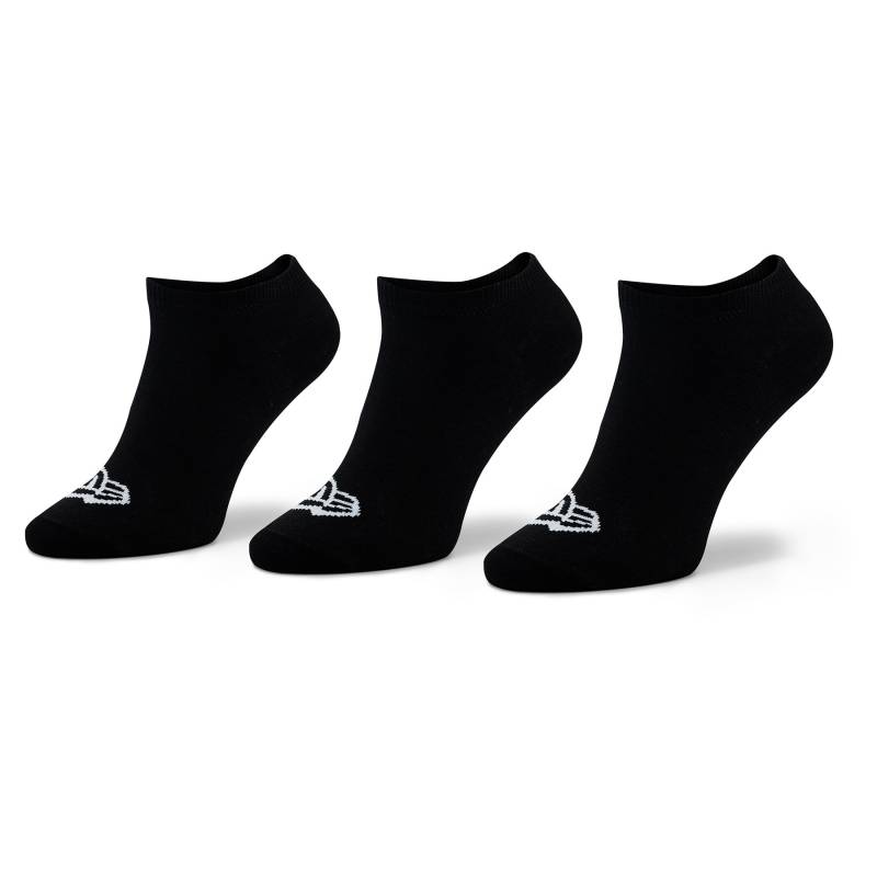 3er-Set hohe Damensocken New Era Flag Sneaker 13113640 Schwarz von new era