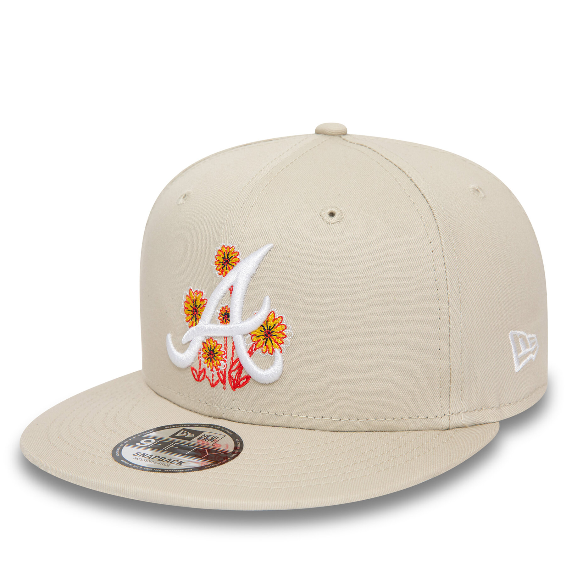 Cap New Era Flower Icon 950 Braves 60435106 Beige von new era