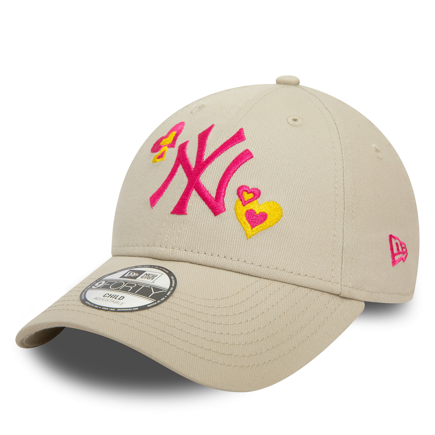 Cap New Era Kids Icon 940 Nyy 60503348 Beige von new era