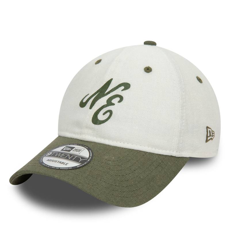 Cap New Era Linen Script 920 Ne 60503545 Écru von new era