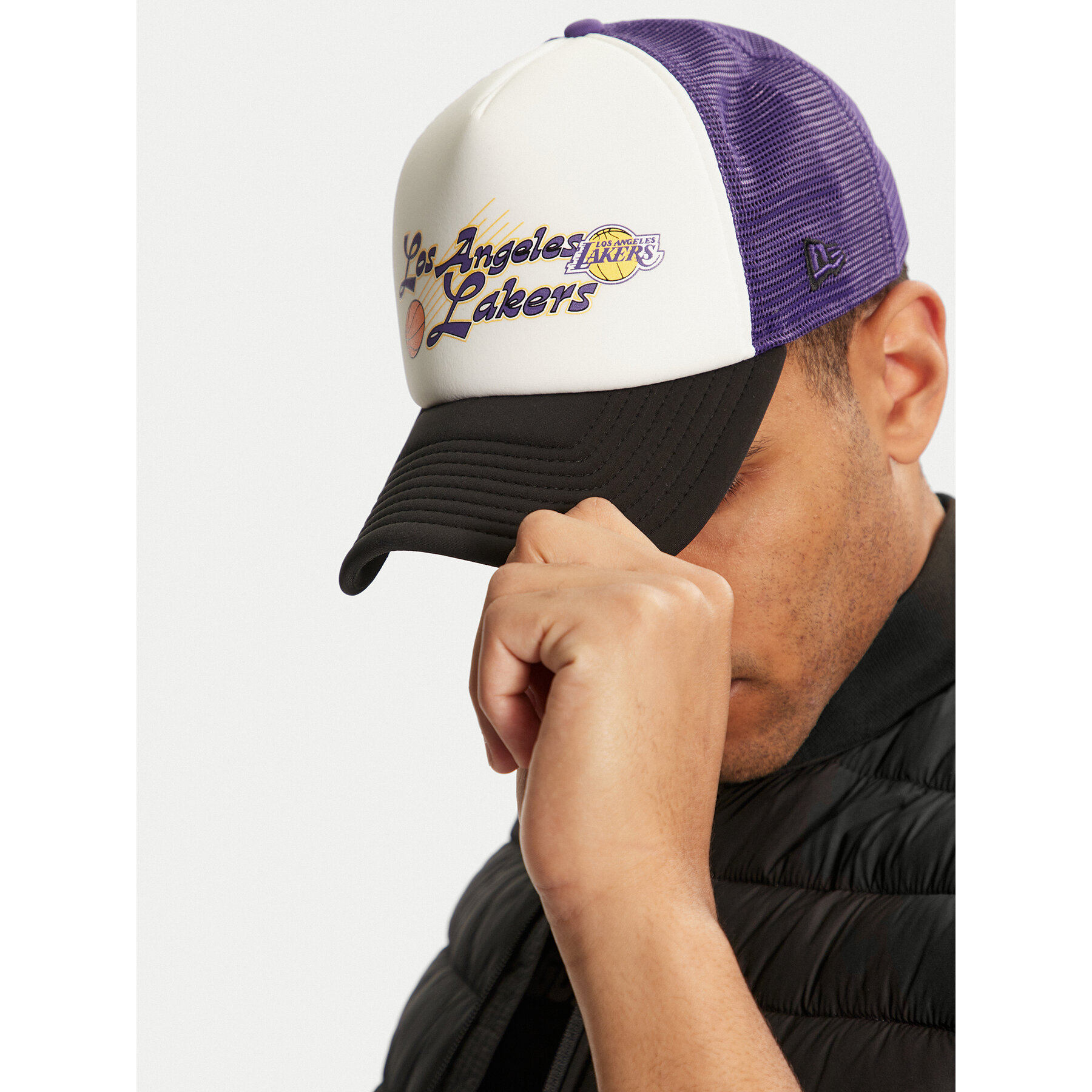 Cap New Era NBA Graphic Trucker 60565435 Violett von new era