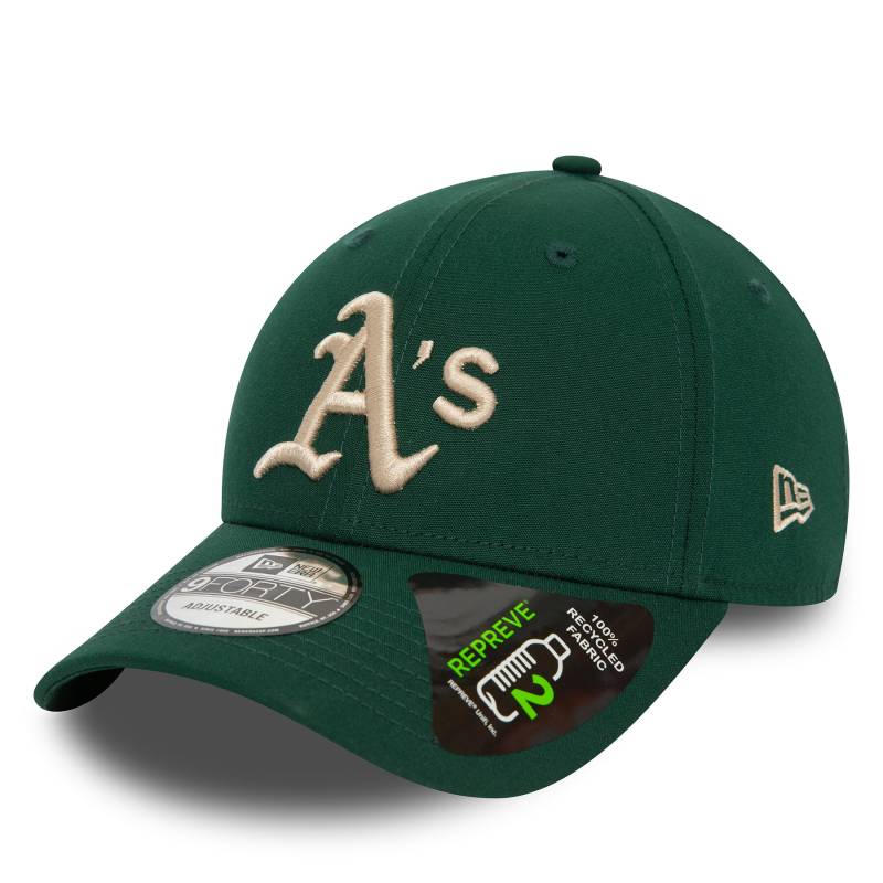 Cap New Era Repreve 940 Athletics 60435238 Khakifarben von new era