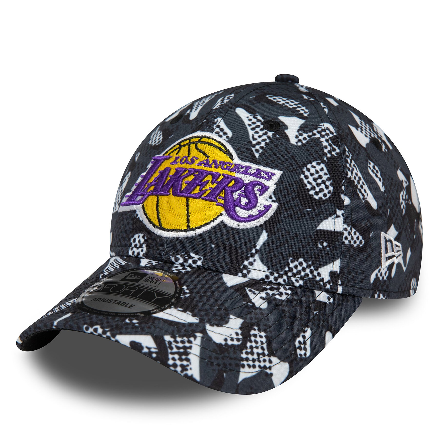 Cap New Era Seas Print 940 Lakers 60435156 Schwarz von new era