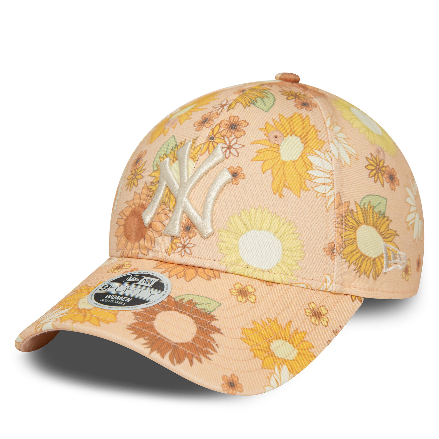 Cap New Era Wmns Floral Aop 940 Nyy 60435003 Orange Cap New Era Wmns Floral Aop 940 Nyy 60435003 Orange von new era
