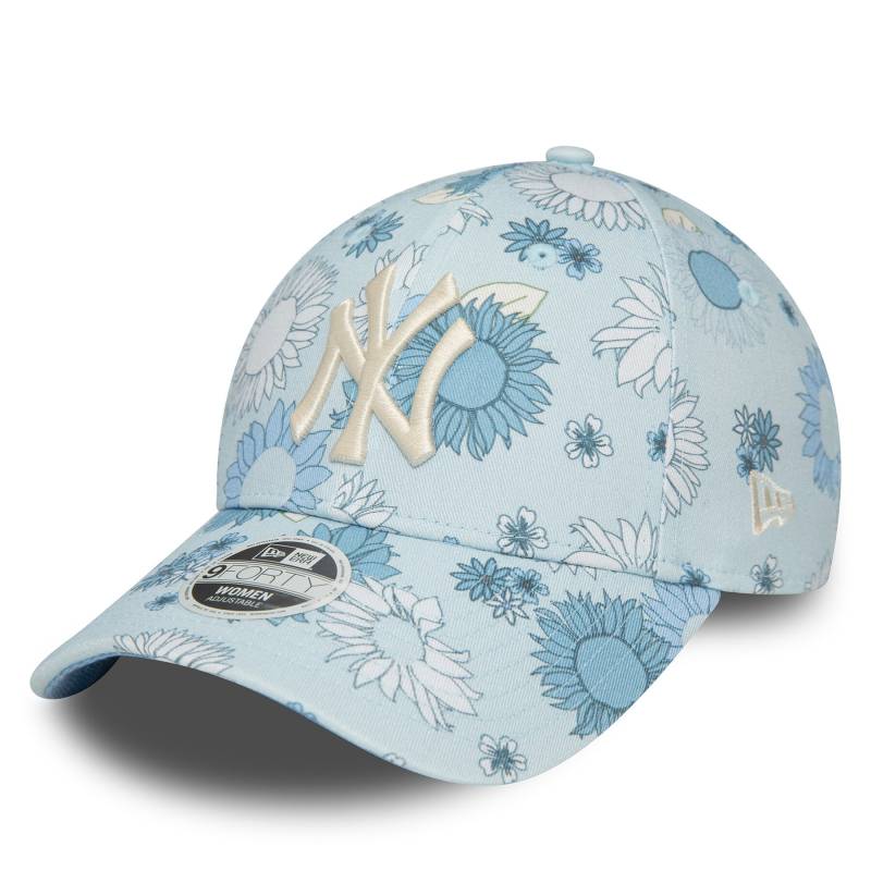 Cap New Era Wmns Floral Aop 940 Nyy 60435004 Blau von new era